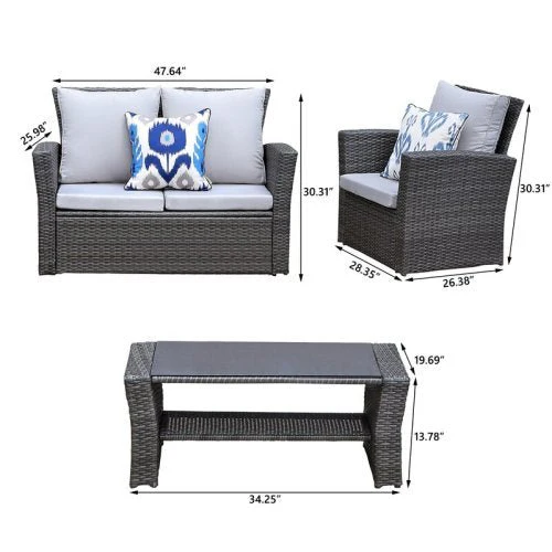 4-Pieces Outdoor Patio Set - Image 7