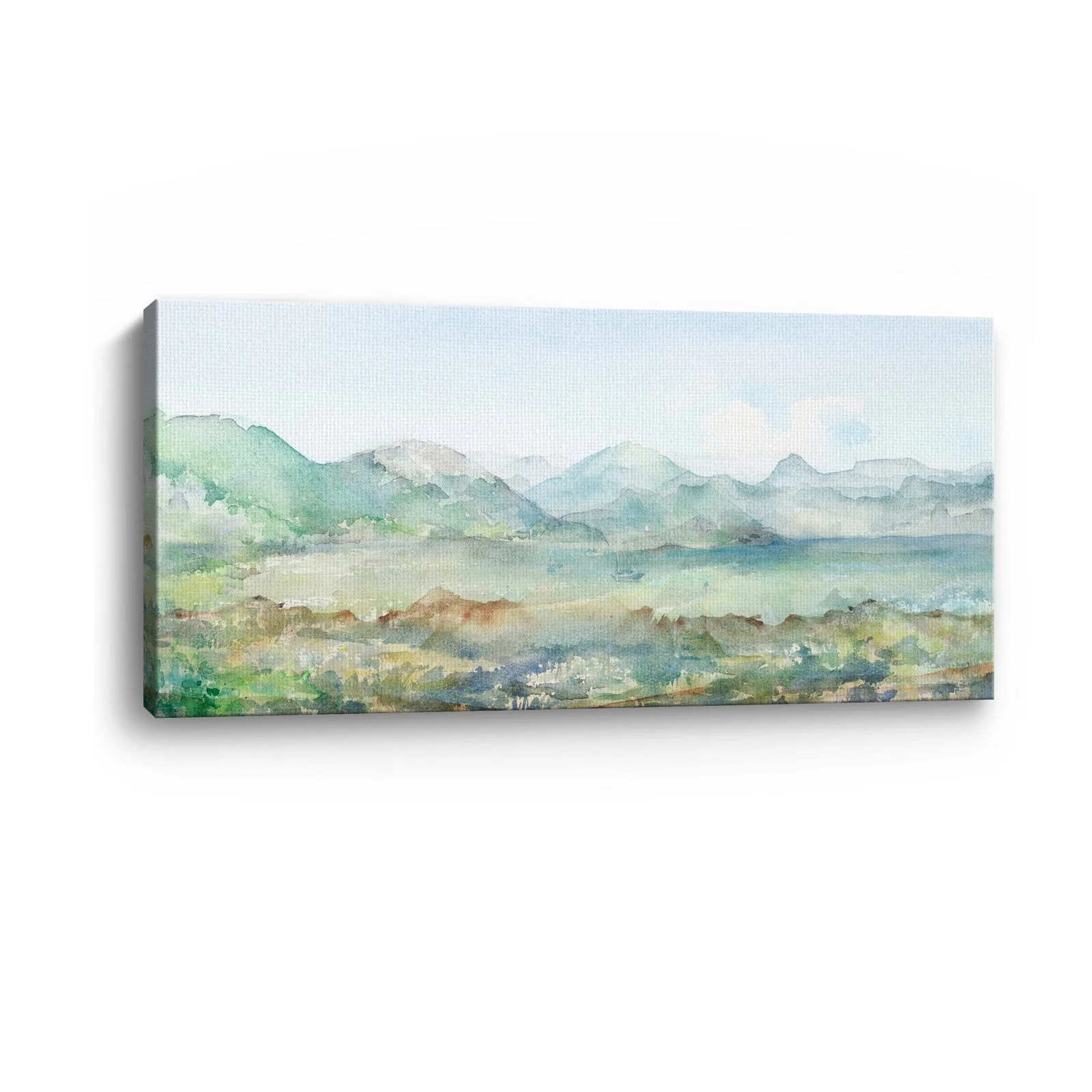 Watercolor Landscape Canvas Giclee - Image 3