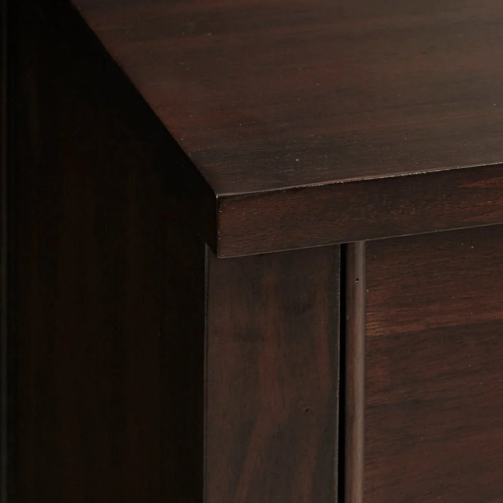 Accent Chest with Double Drawer, Lower Shelf and Turned Legs - Image 8