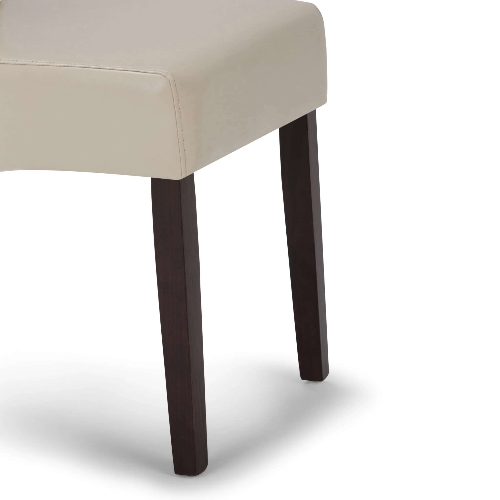 Aegis Faux Leather Dining Chair with Curved Top Detail, Set of 2 - Image 10