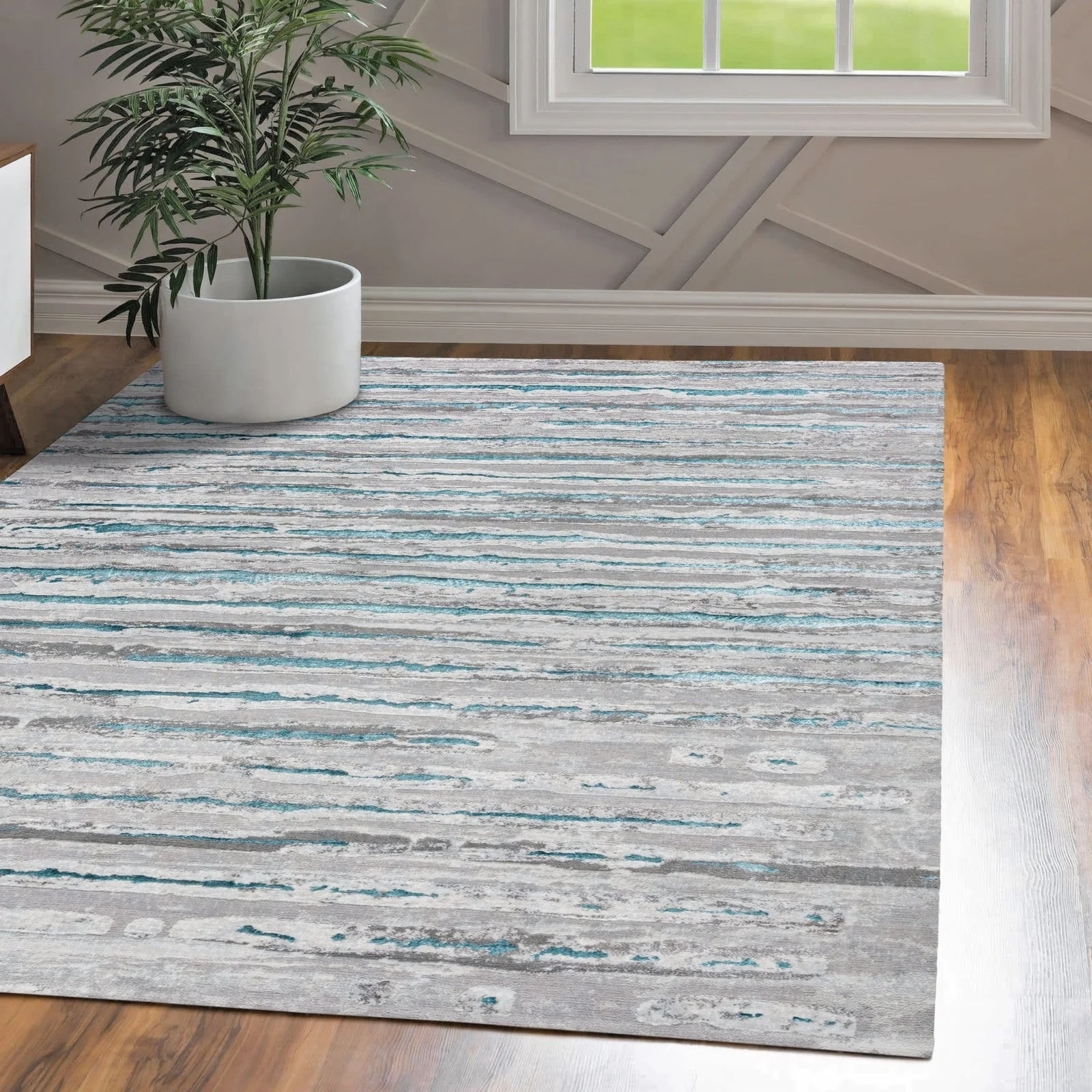 Batten Modern Stripe Area Rug - Image 12