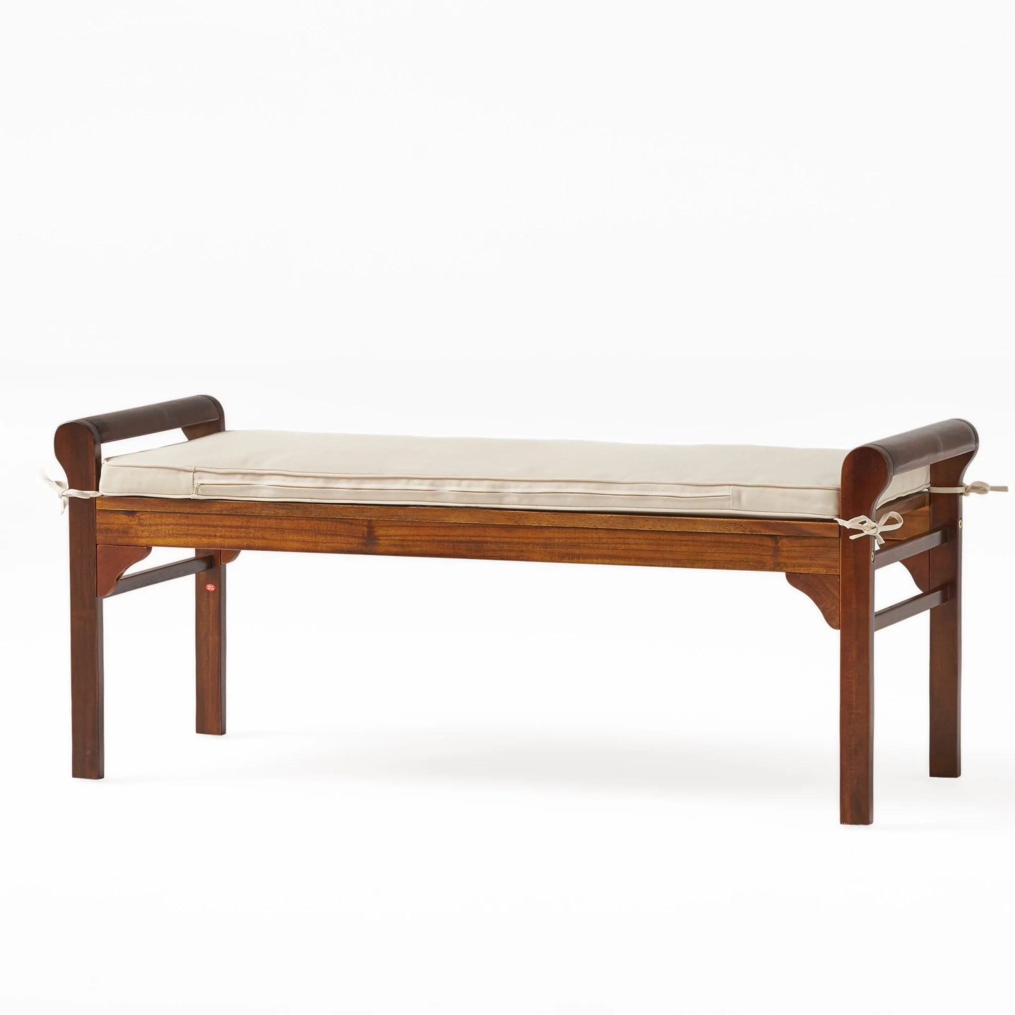 Bench with Cushion and Acacia Wood Frame - Image 3