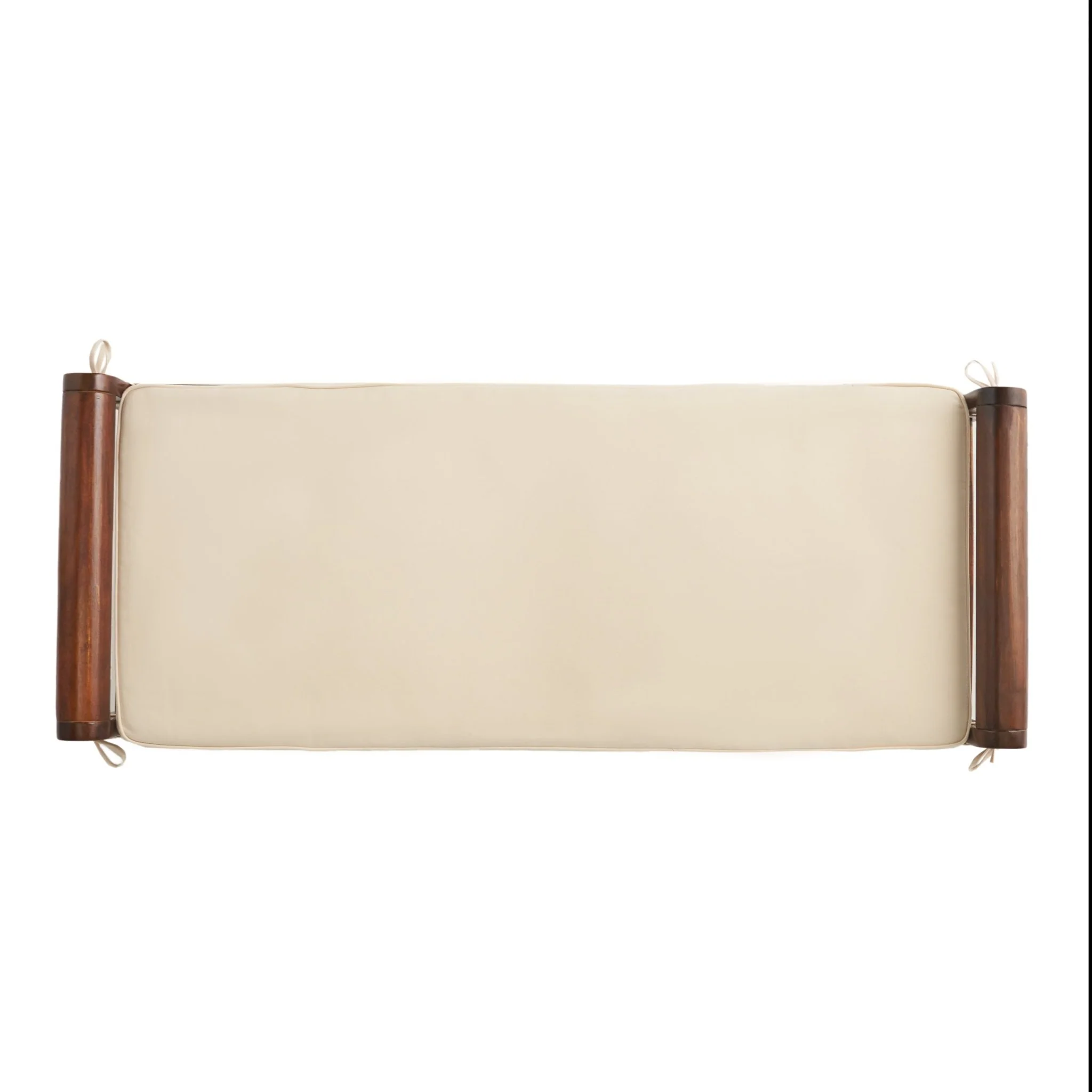 Bench with Cushion and Acacia Wood Frame - Image 5