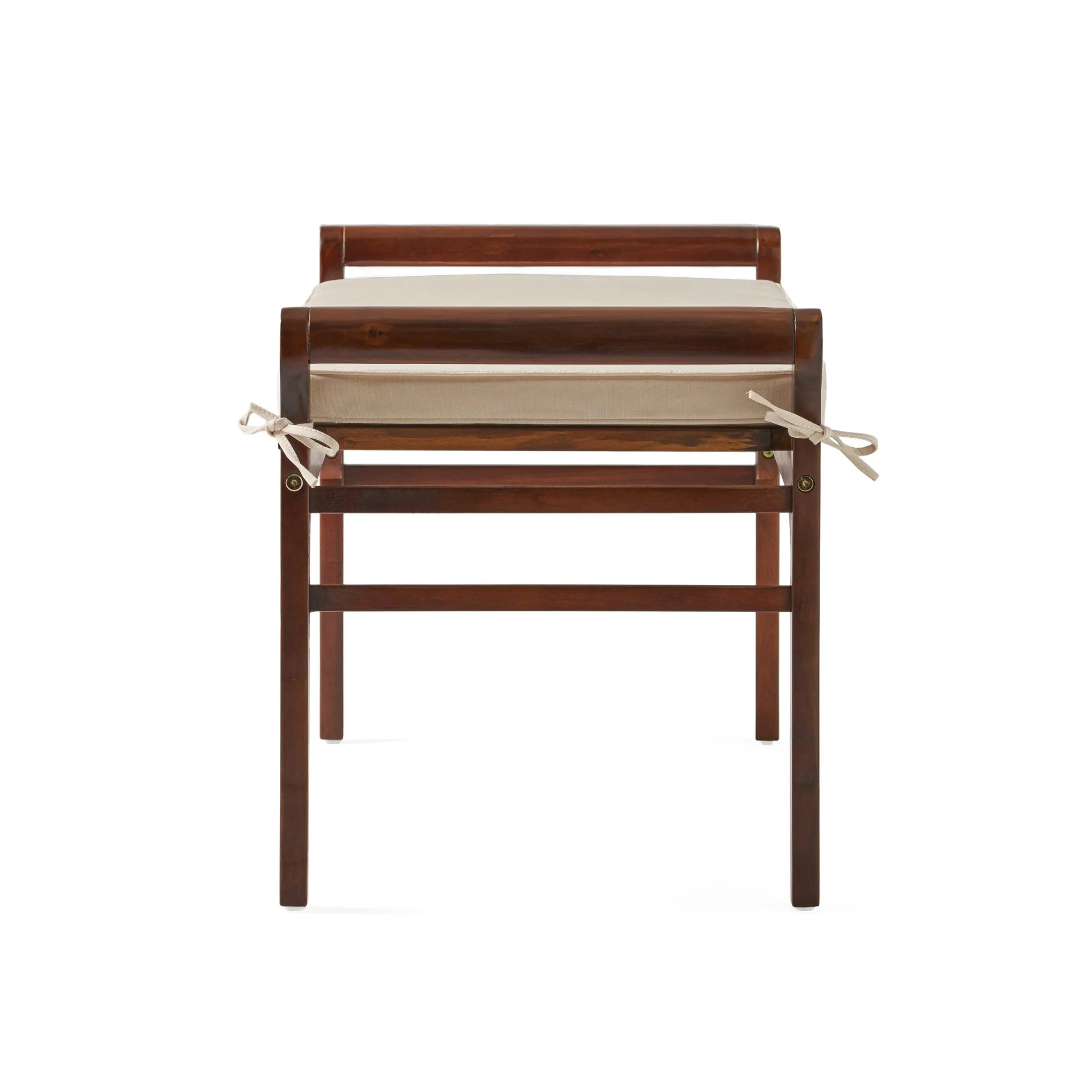 Bench with Cushion and Acacia Wood Frame - Image 6