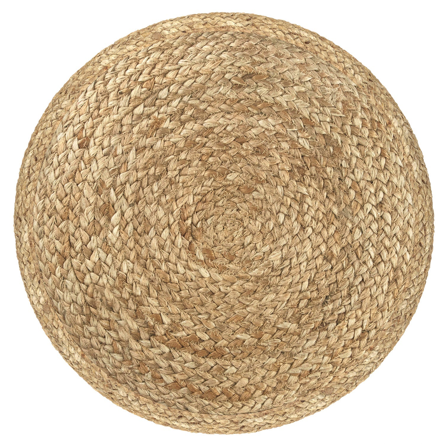 Blissara Multi-functional Round Pouf with Braided Jute - Image 11