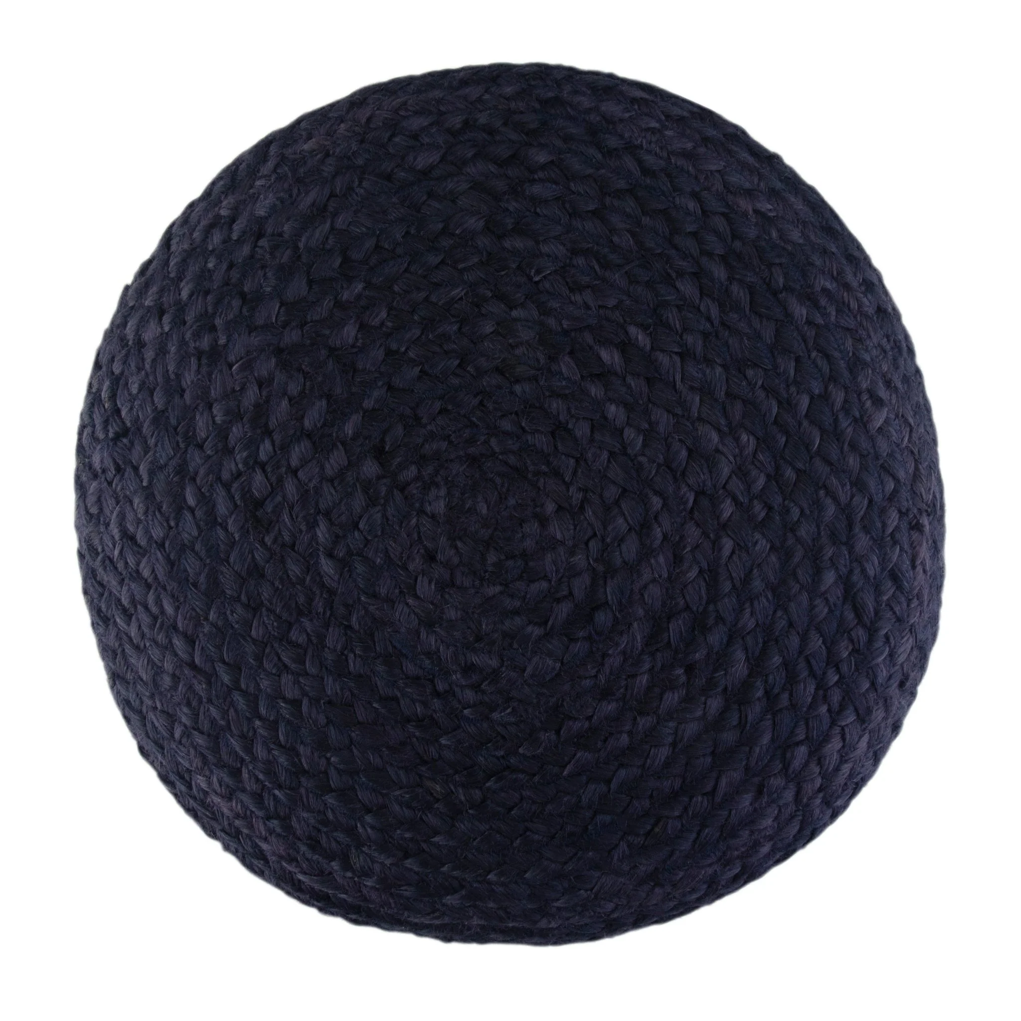Blissara Multi-functional Round Pouf with Braided Jute - Image 5