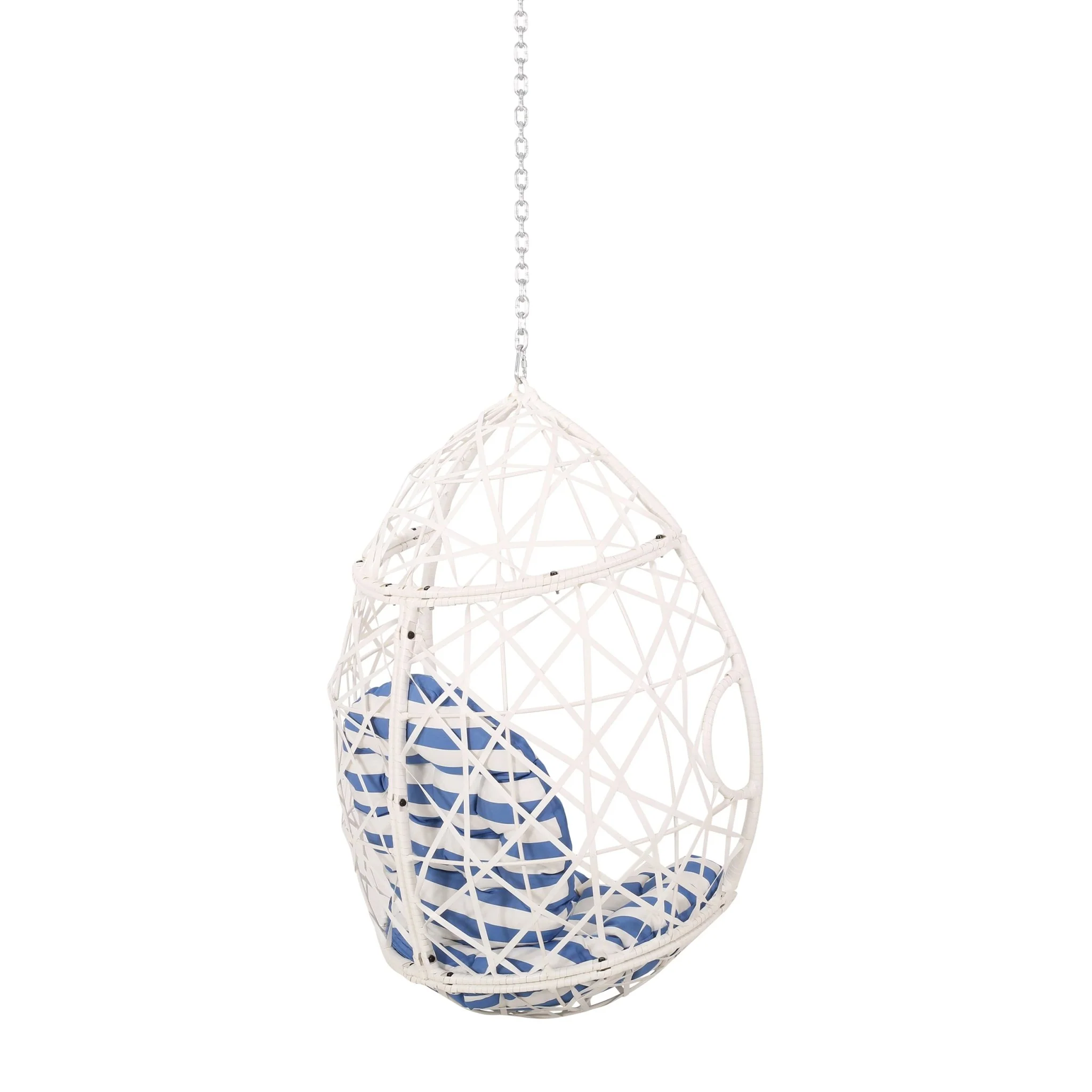 Celestia Outdoor Hanging Chair with 8ft Chain and Egg Shape - Image 13