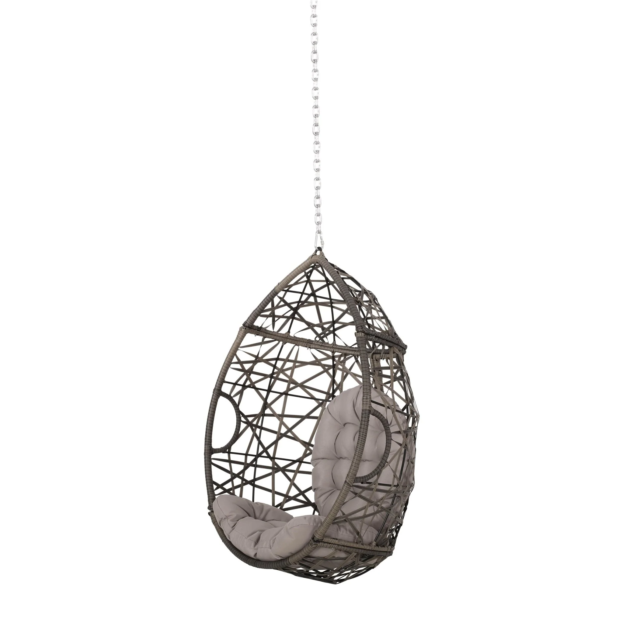 Celestia Outdoor Hanging Chair with 8ft Chain and Egg Shape - Image 20