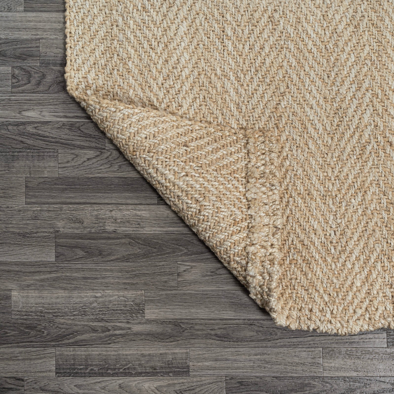 Espina Hand Woven Herringbone Chunky Jute Area Rug - Image 16