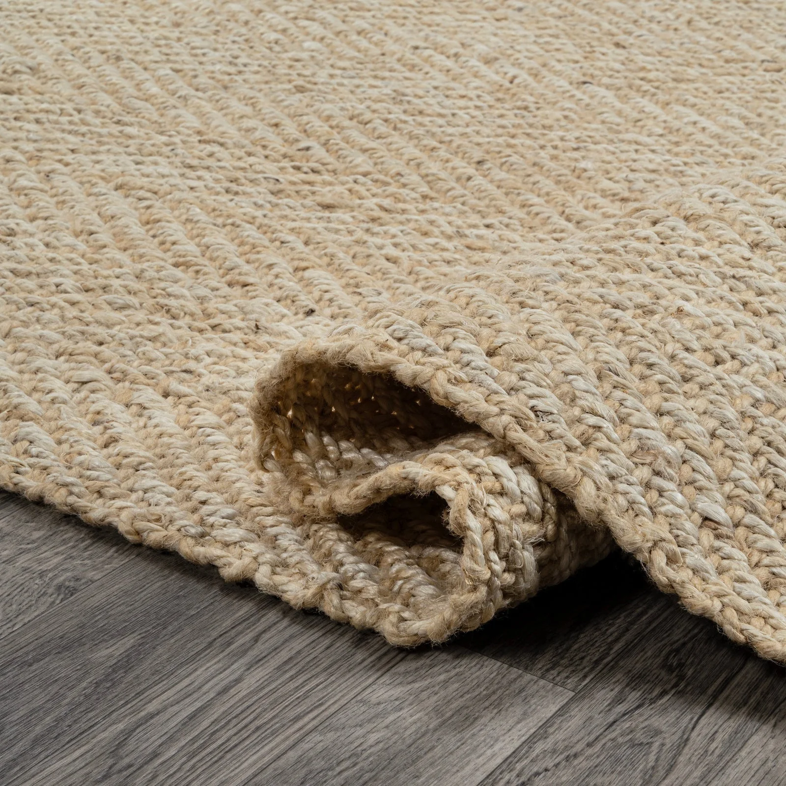 Espina Hand Woven Herringbone Chunky Jute Area Rug - Image 20