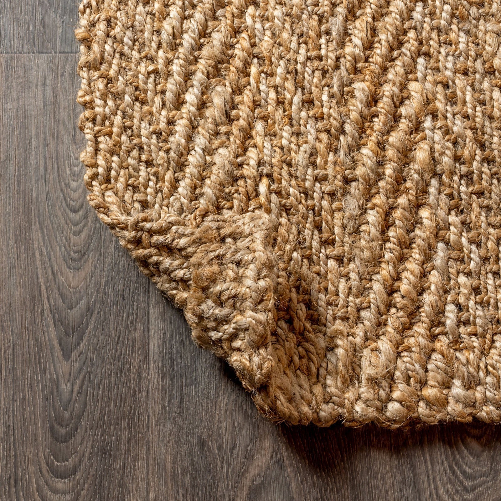 Espina Hand Woven Herringbone Chunky Jute Area Rug - Image 8