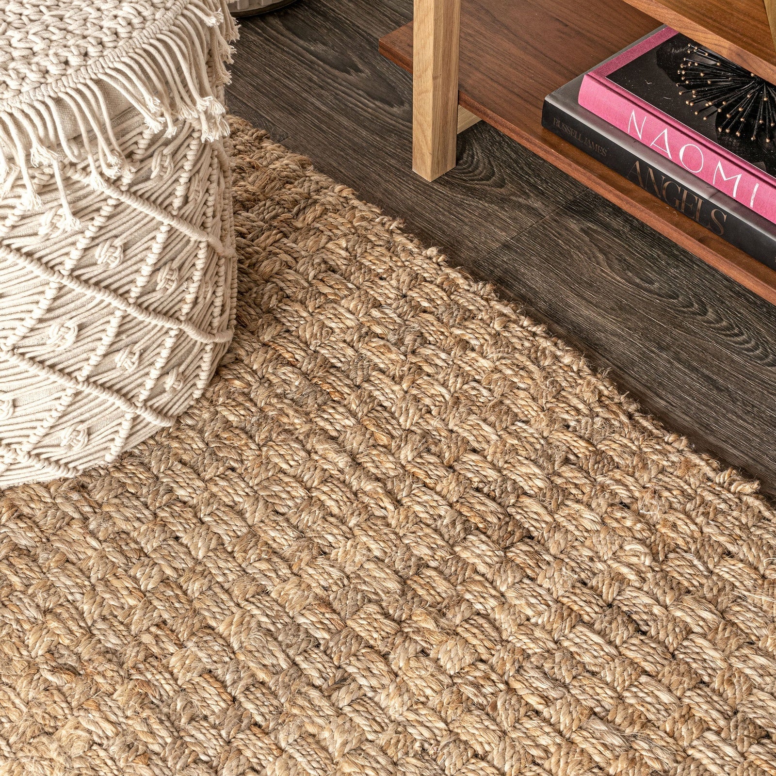 Estera Hand Woven Boucle Chunky Jute Area Rug - Image 10
