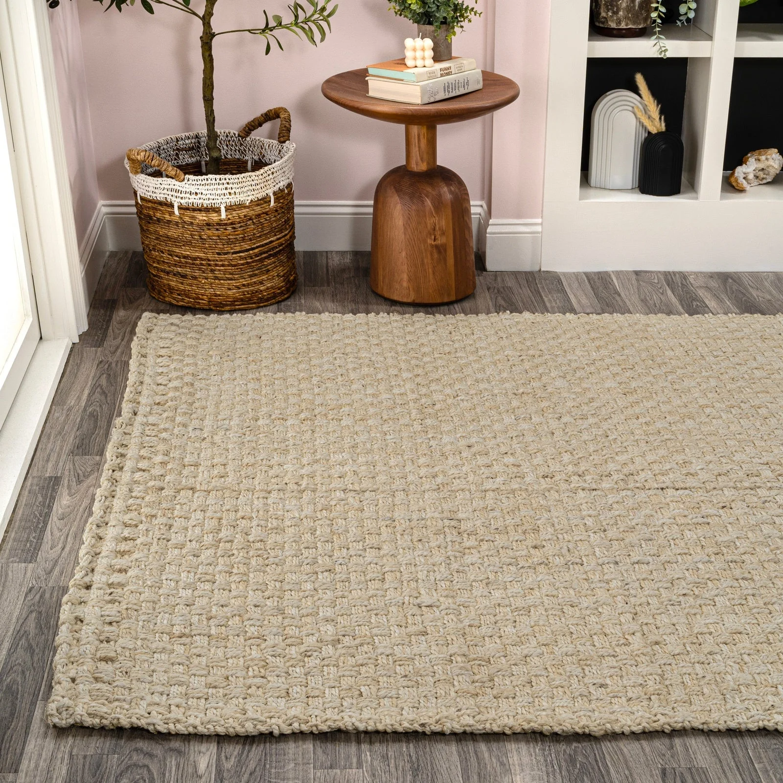 Estera Hand Woven Boucle Chunky Jute Area Rug - Image 13