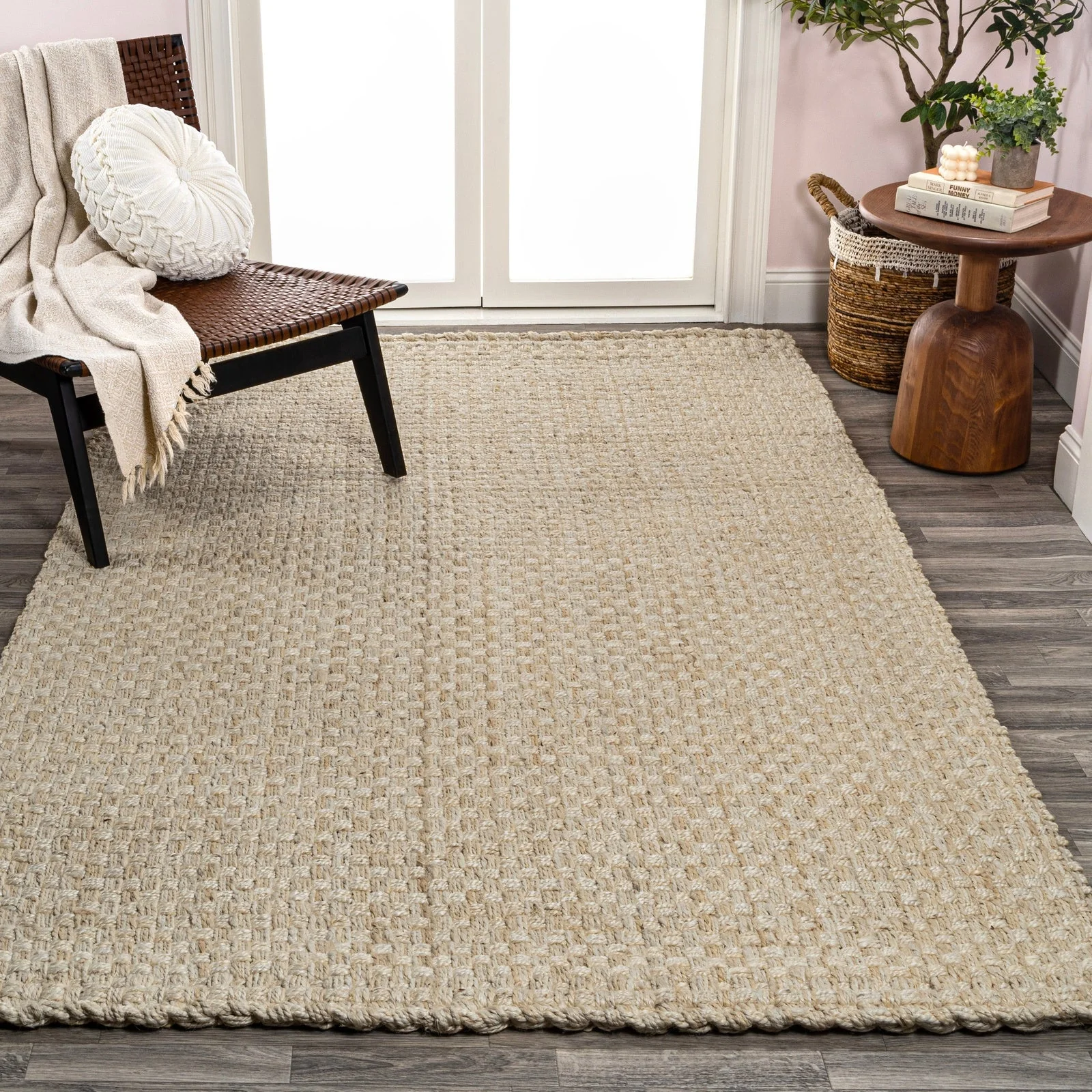 Estera Hand Woven Boucle Chunky Jute Area Rug - Image 14