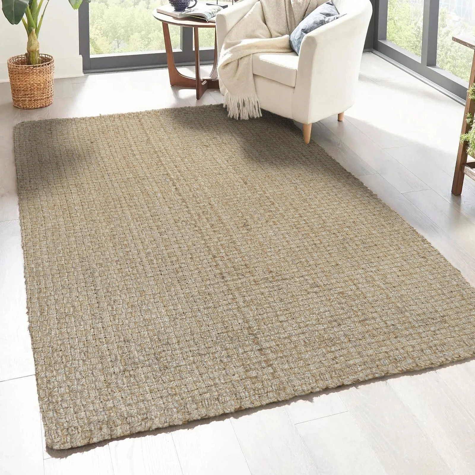 Estera Hand Woven Boucle Chunky Jute Area Rug - Image 17