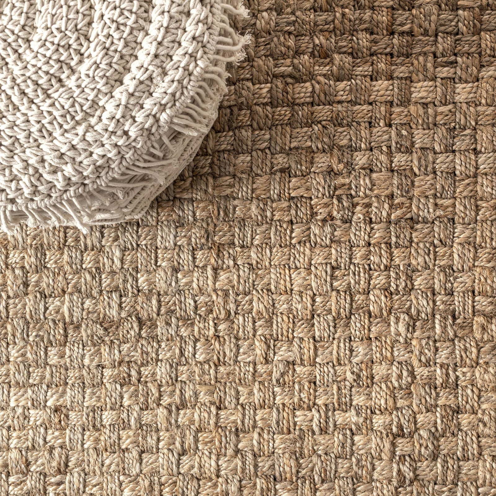 Estera Hand Woven Boucle Chunky Jute Area Rug - Image 5