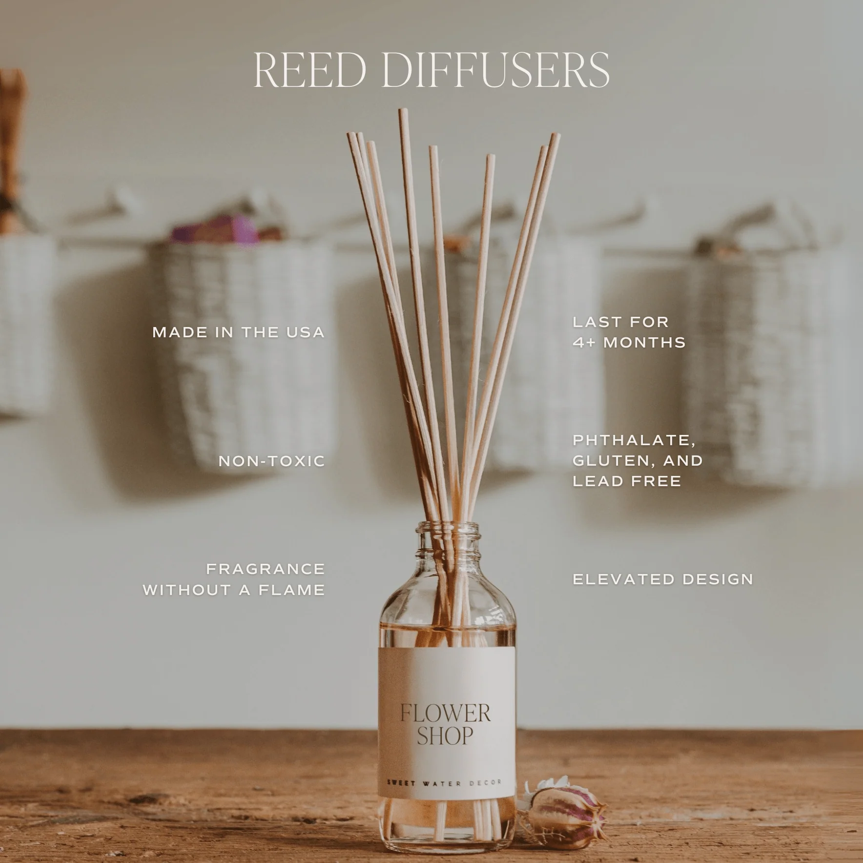 Farmhouse Amber Reed Diffuser - Image 3