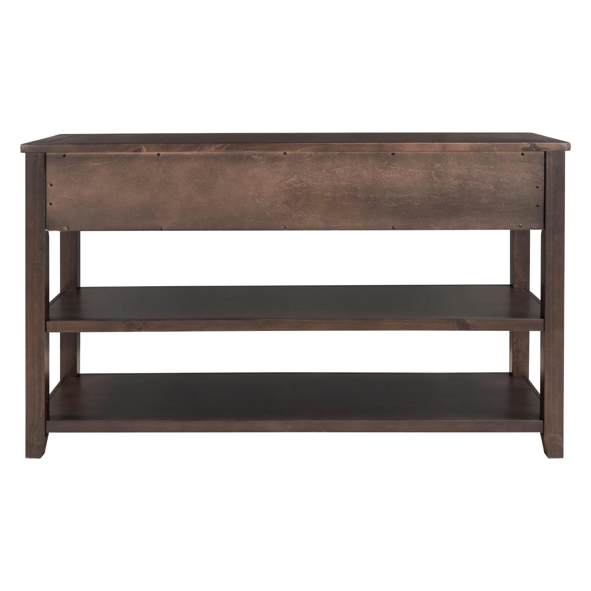 Finley 50'' Wood Console Table with 2 Open Shelves and 3 Storage Drawers - Image 6