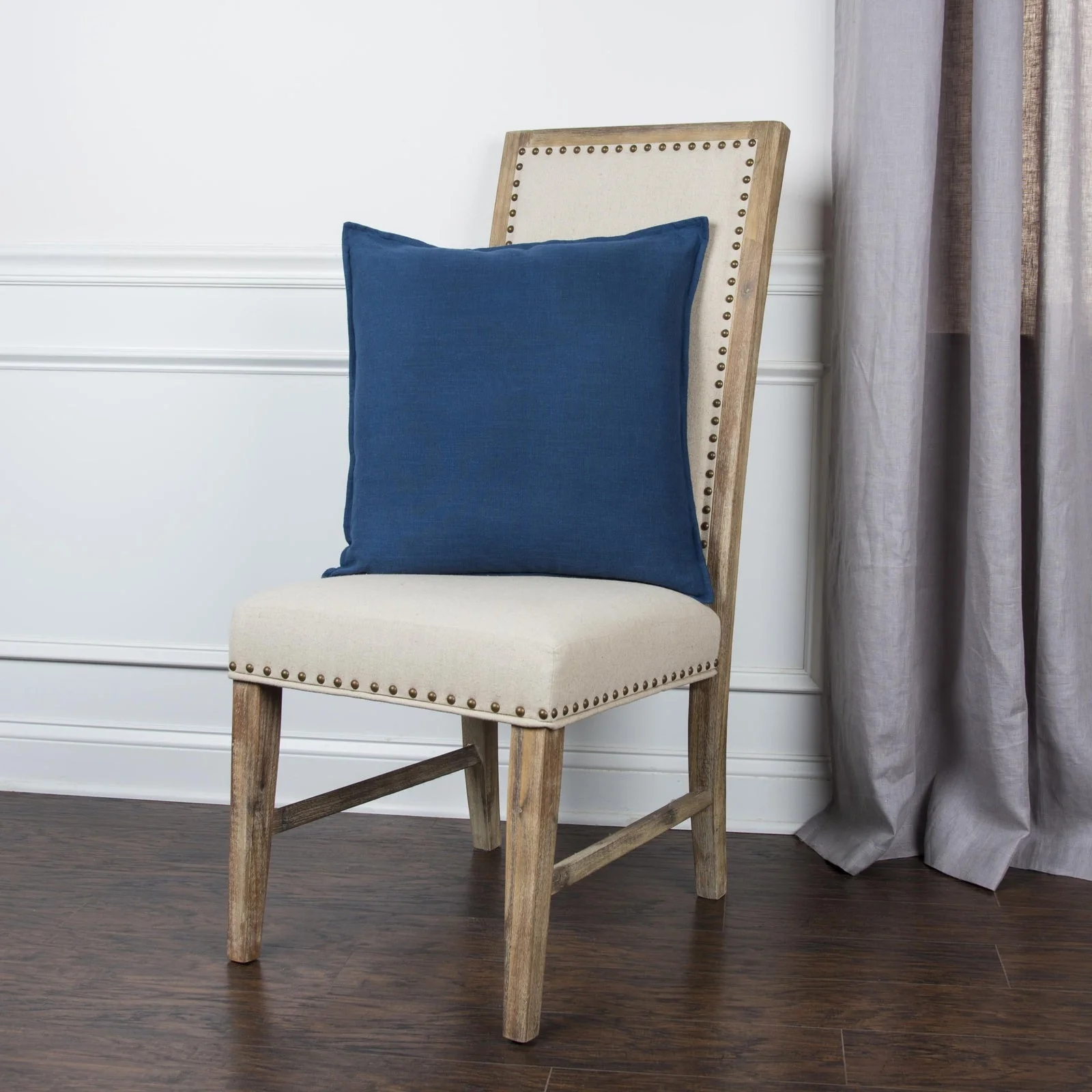 Flanged Cotton Solid Decorative Throw Pillow - Image 10