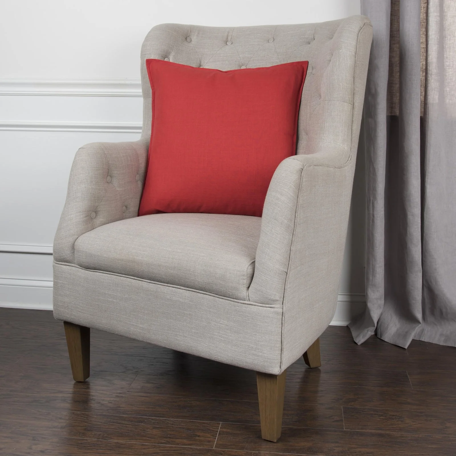 Flanged Cotton Solid Decorative Throw Pillow - Image 25