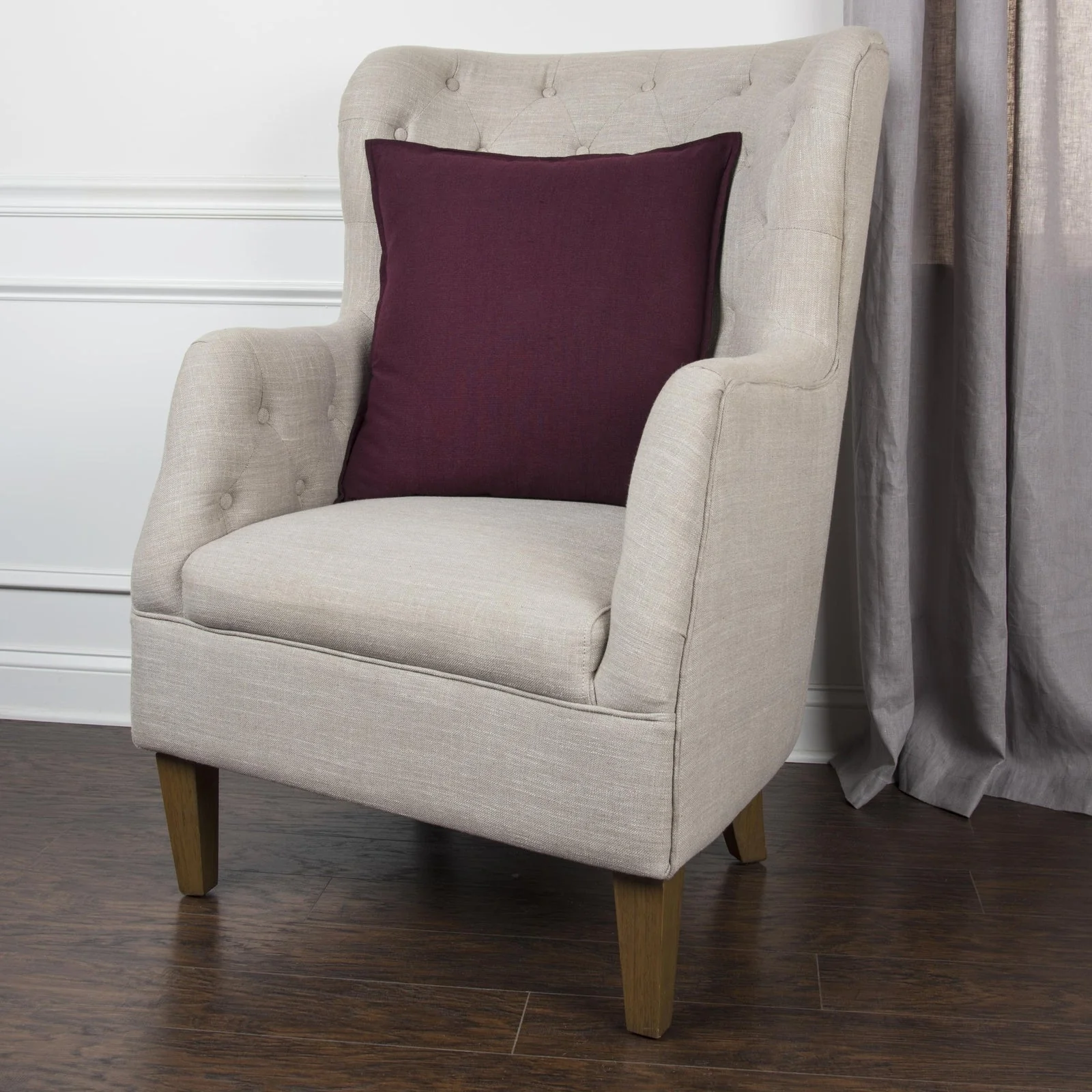 Flanged Cotton Solid Decorative Throw Pillow - Image 28