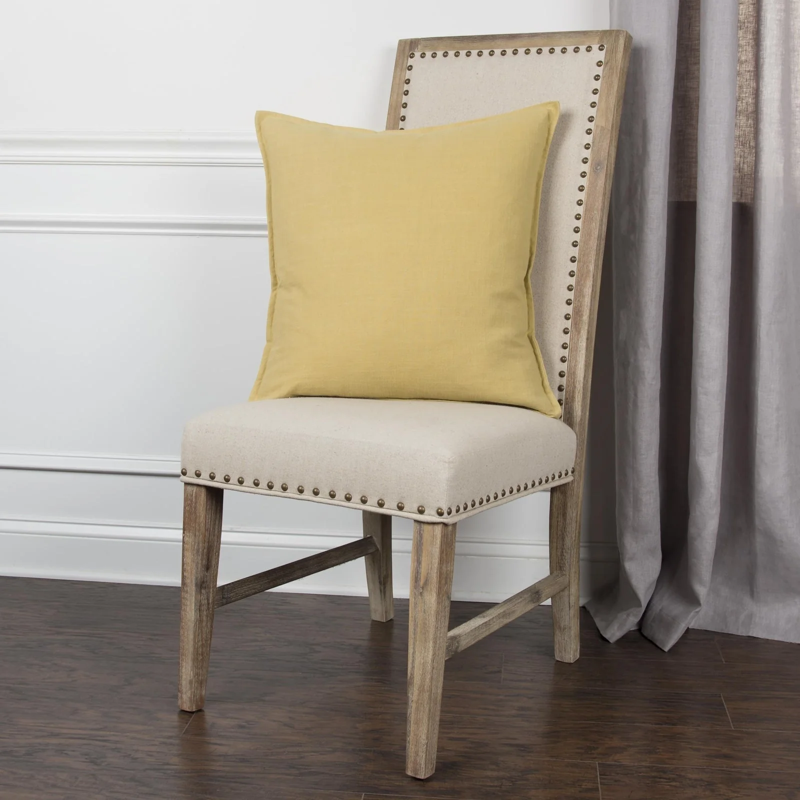 Flanged Cotton Solid Decorative Throw Pillow - Image 31