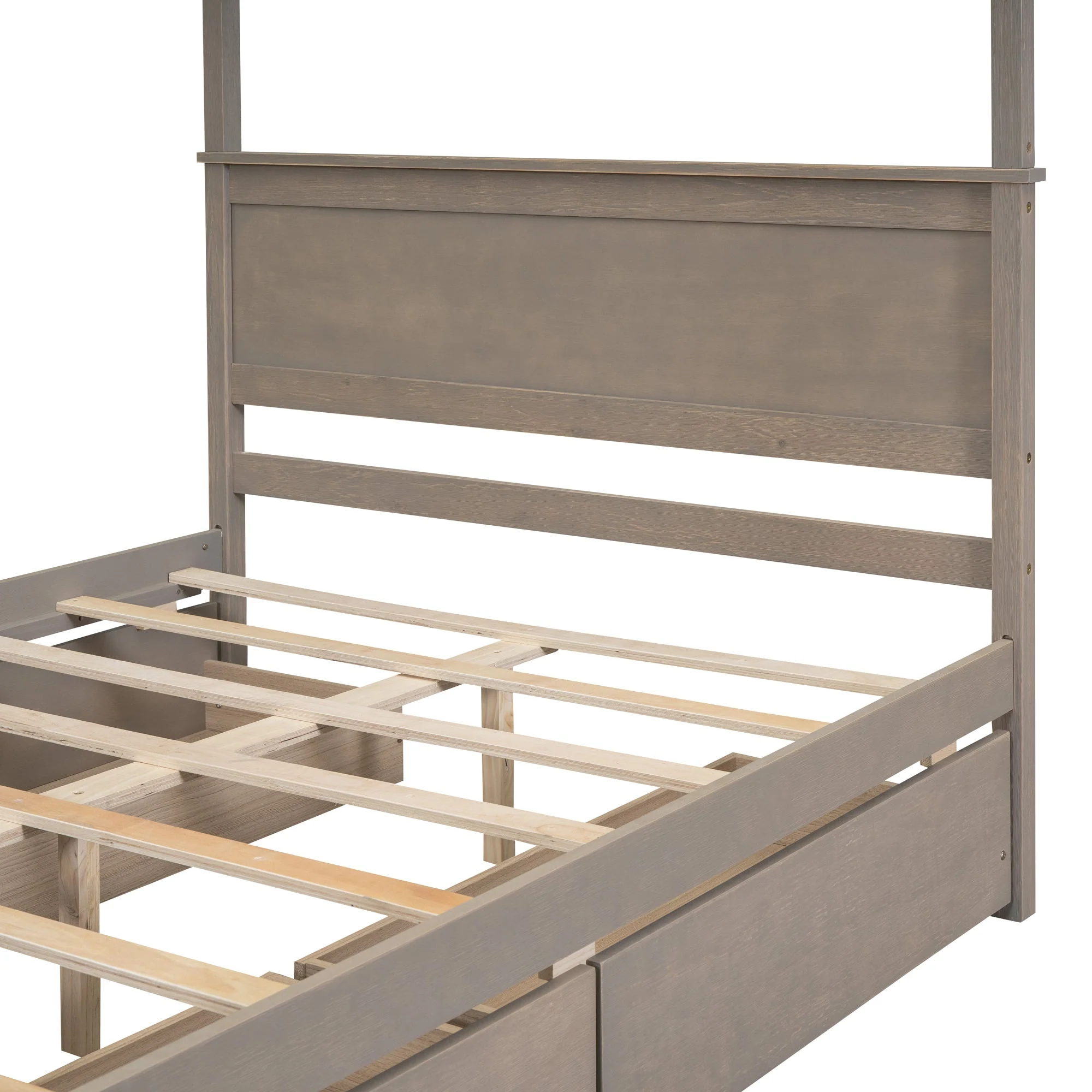 Grant Canopy Bed with Four Drawers - Image 9