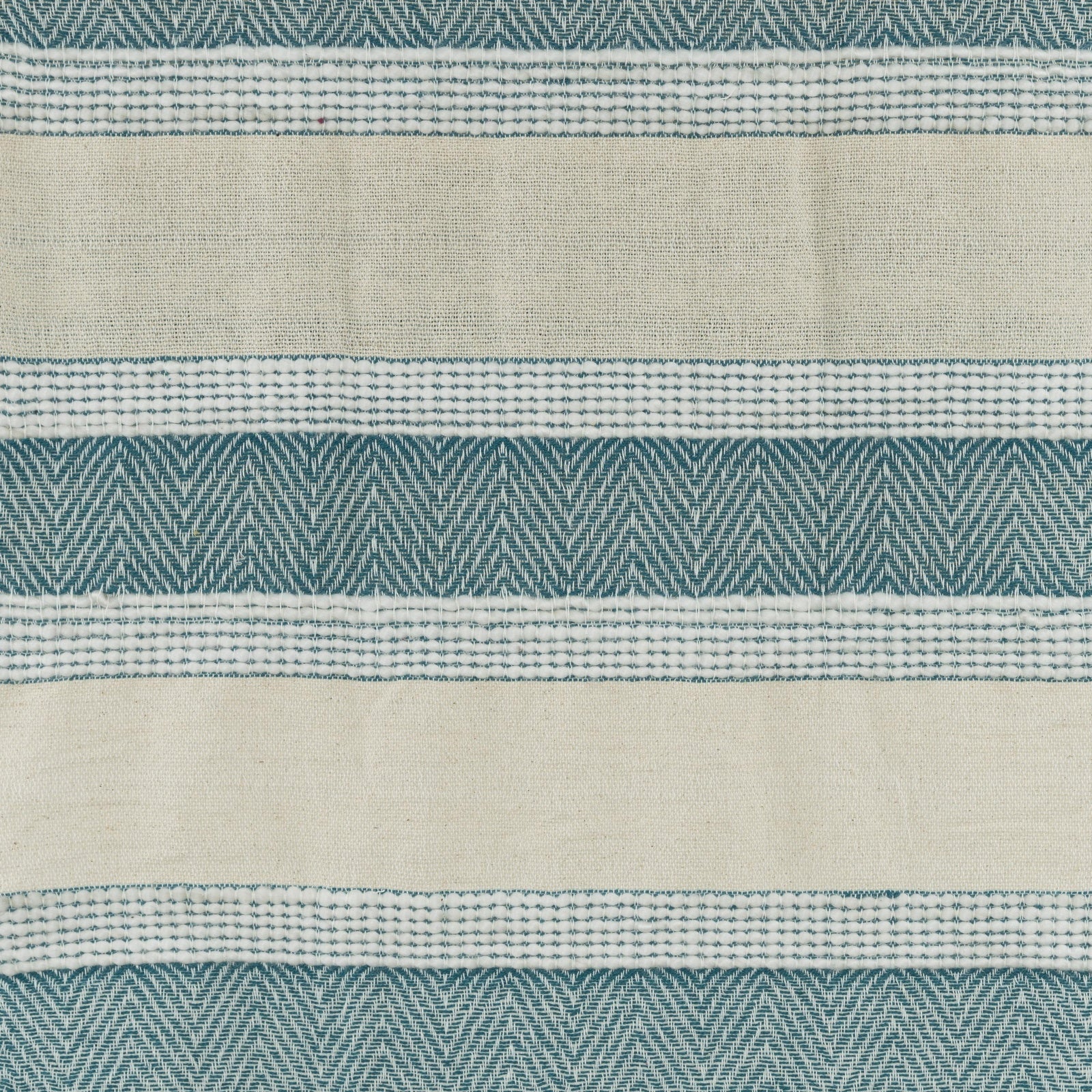 Hand loomed Stripe And Chevron 90% Cotton, 10% Acrylic Throw - Image 33