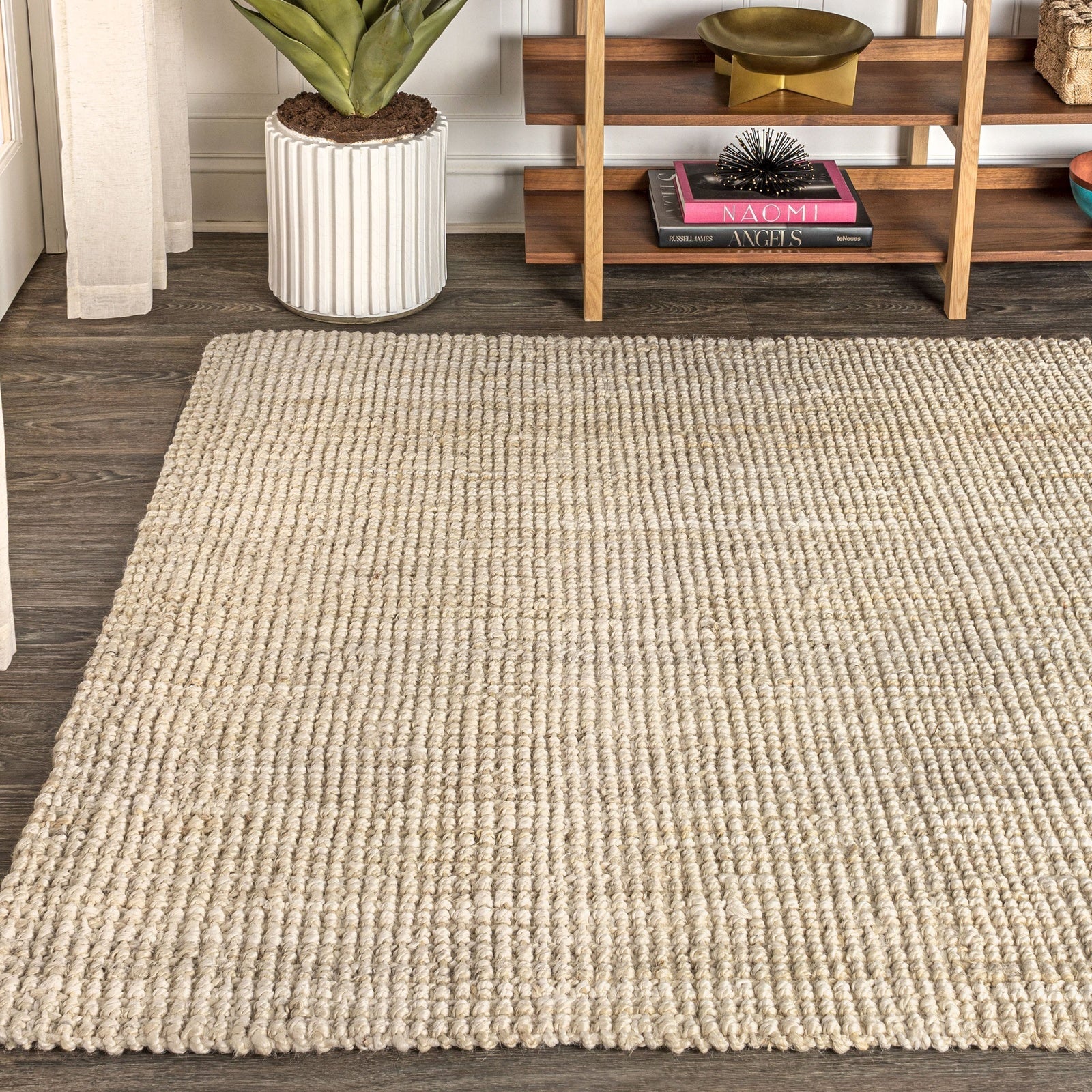 Hiro Hand Woven Chunky Jute Area Rug - Image 3