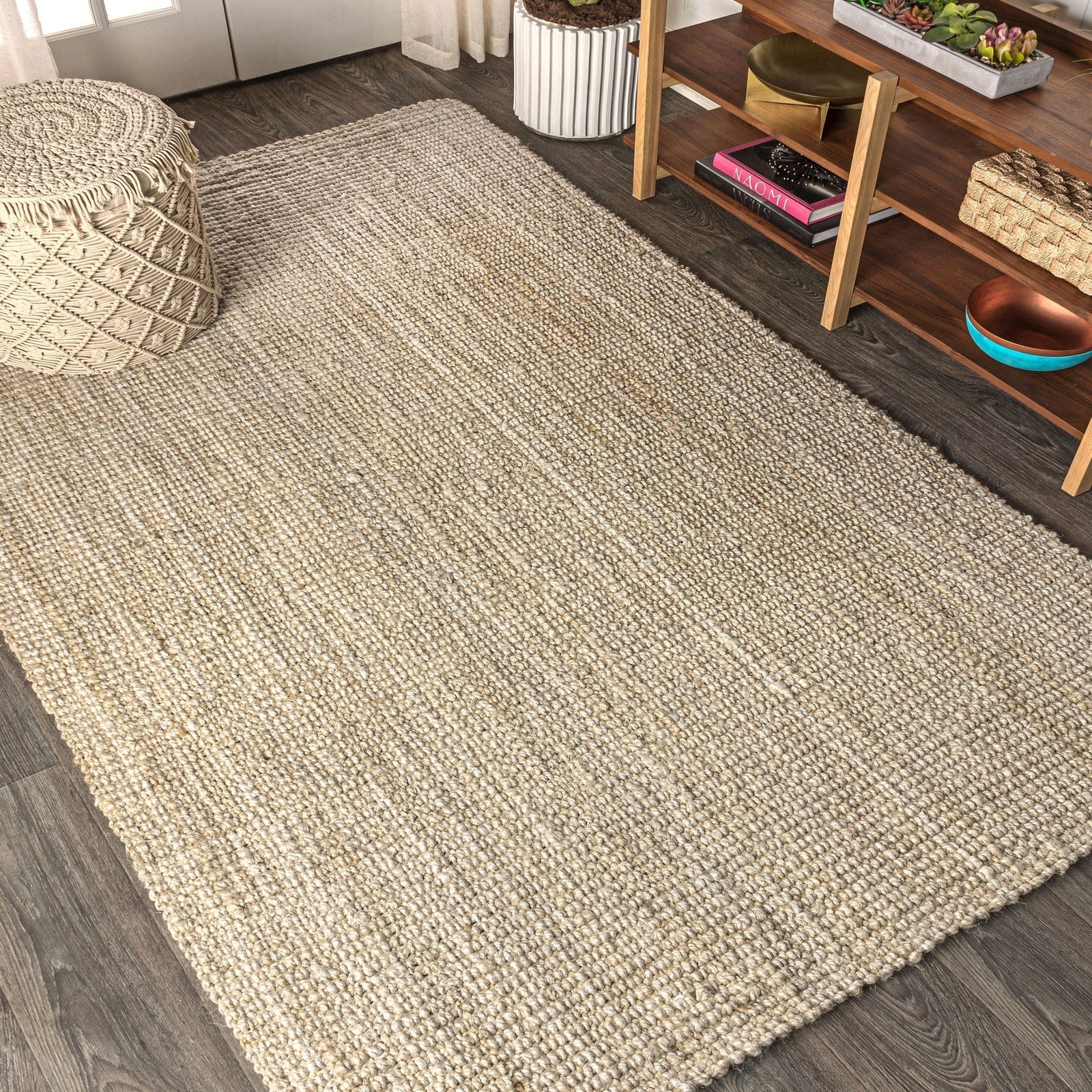 Hiro Hand Woven Chunky Jute Area Rug - Image 4