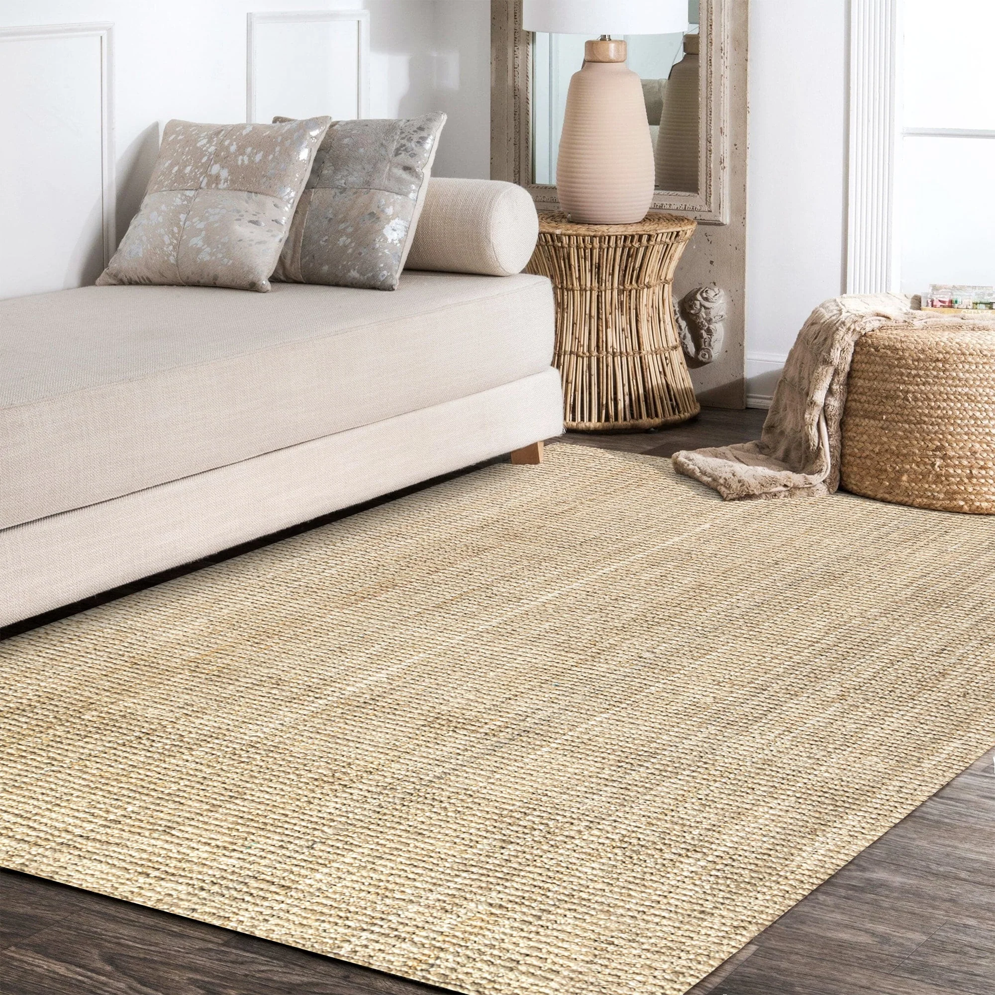 Hiro Hand Woven Chunky Jute Area Rug - Image 7