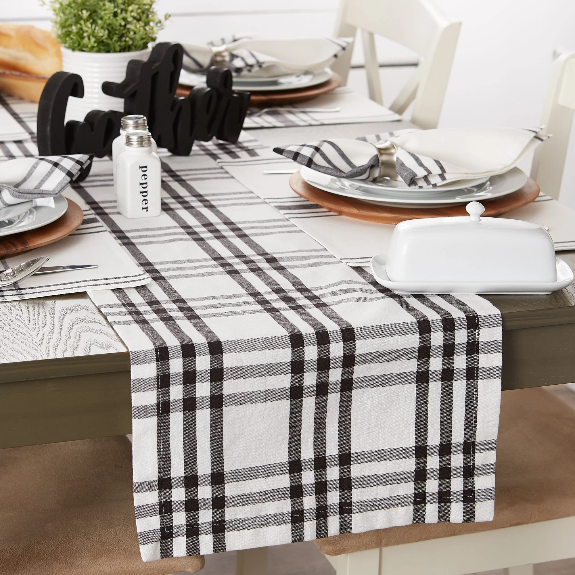 Homestead Plaid Table Runner 14X72 - Image 4