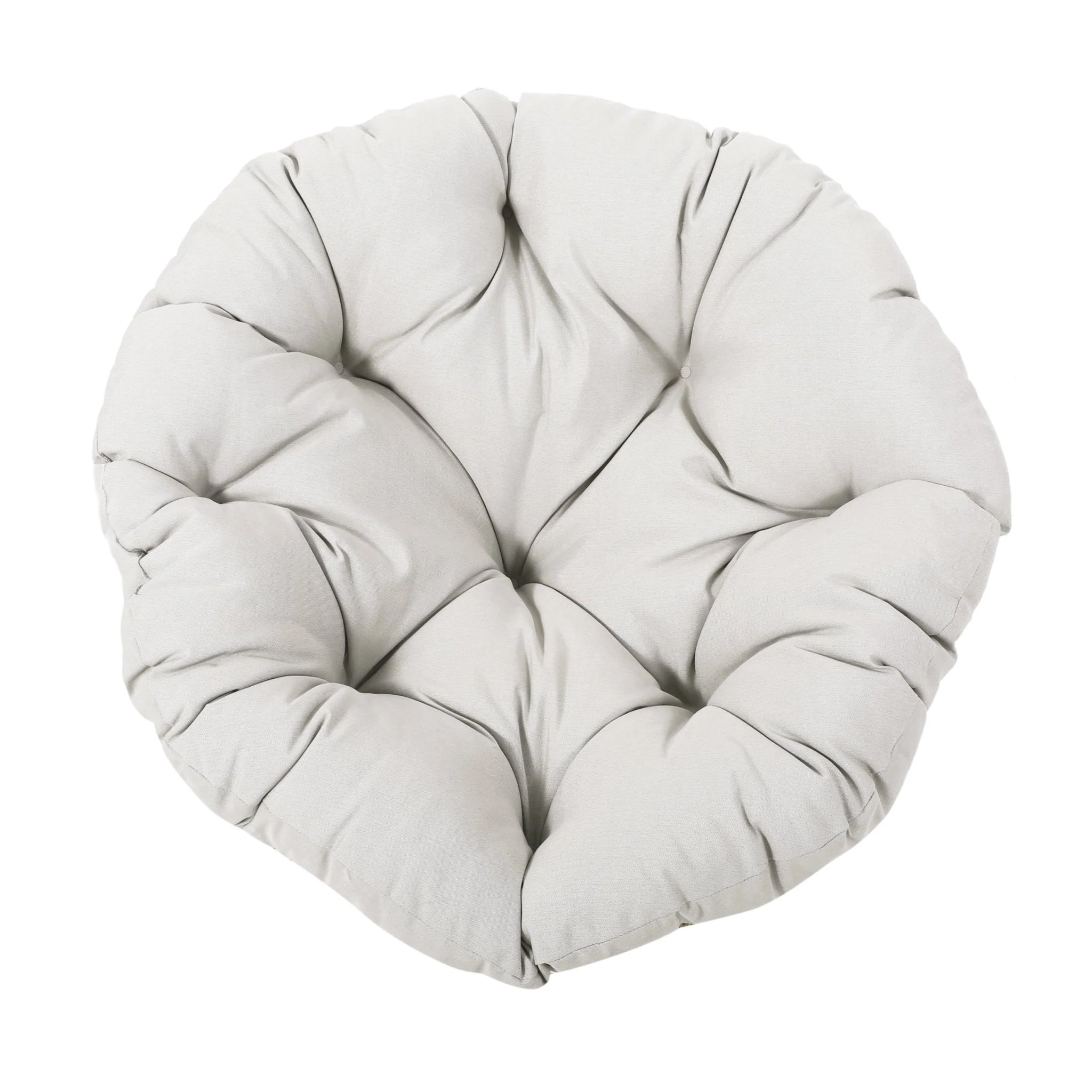 Indoor/Outdoor Papasan Swivel Chair with Water Resistant Cushion - Image 8