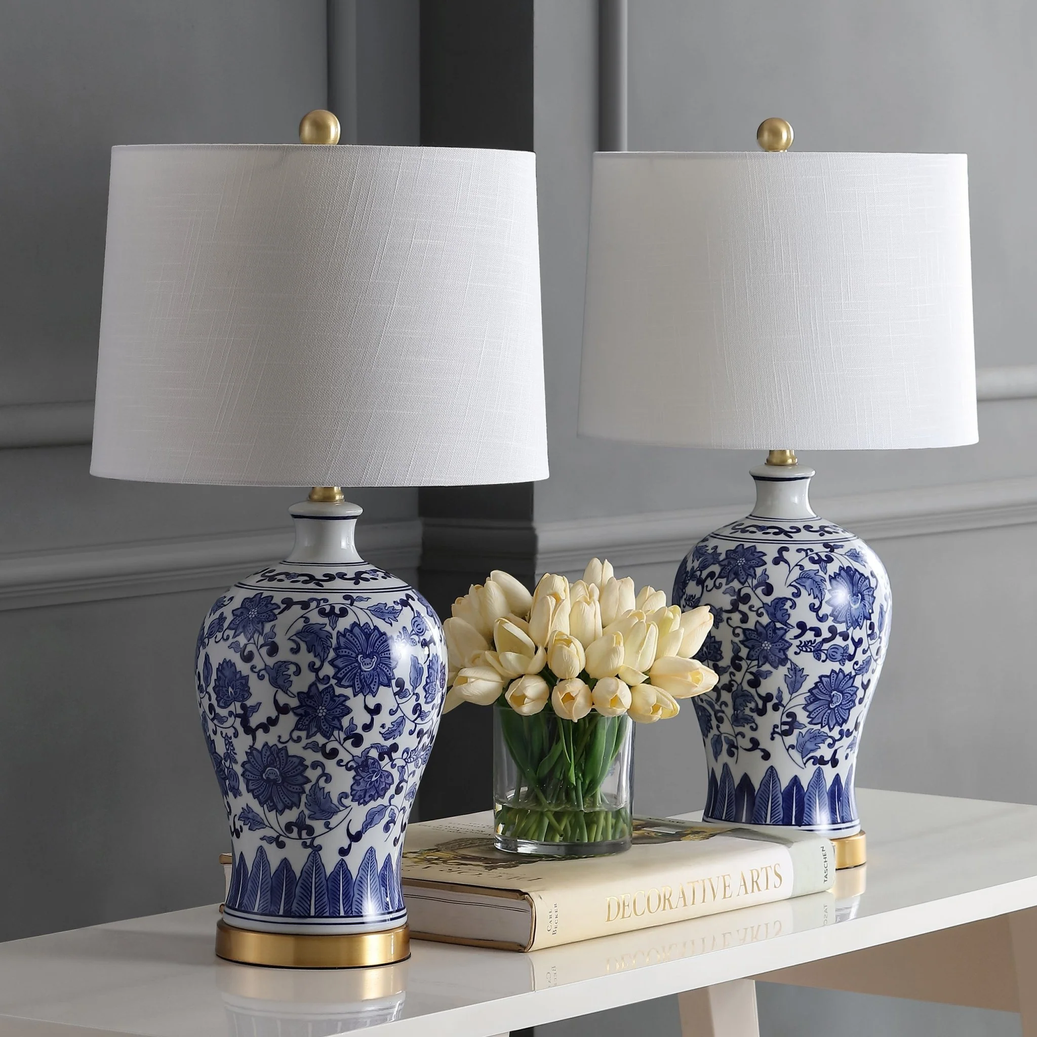 Jennifer Ceramic/Metal LED Table Lamp, Set of 2 - Image 4