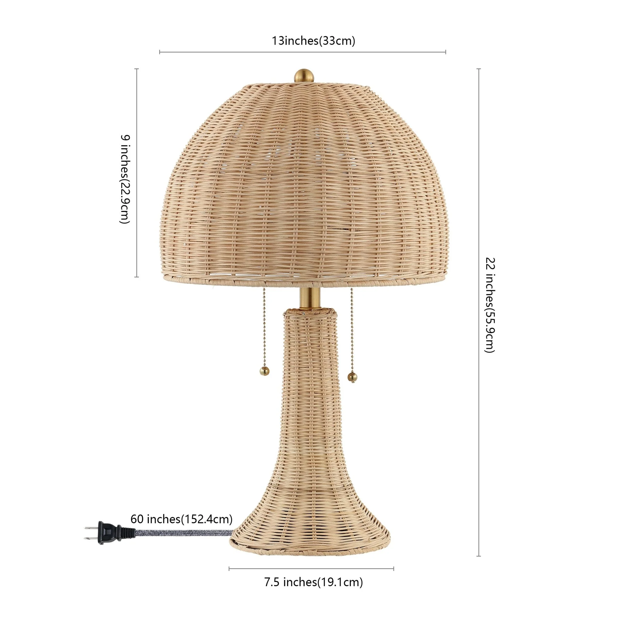 Joanie Bohemian Rustic Iron LED Table Lamp - Image 23