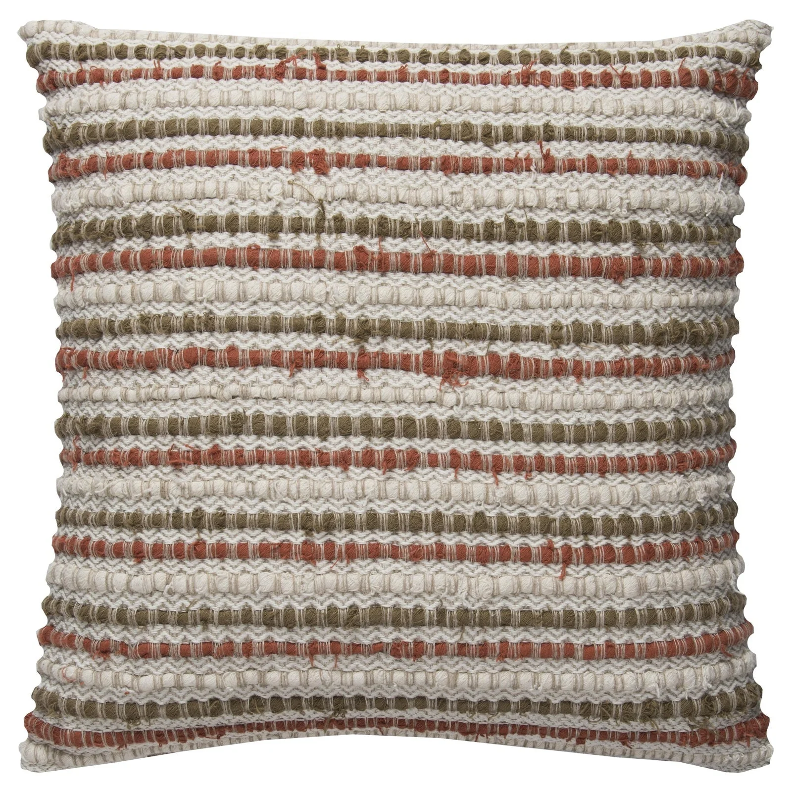 Knife Edge Woven Stripe Decorative Throw Pillow - Image 13