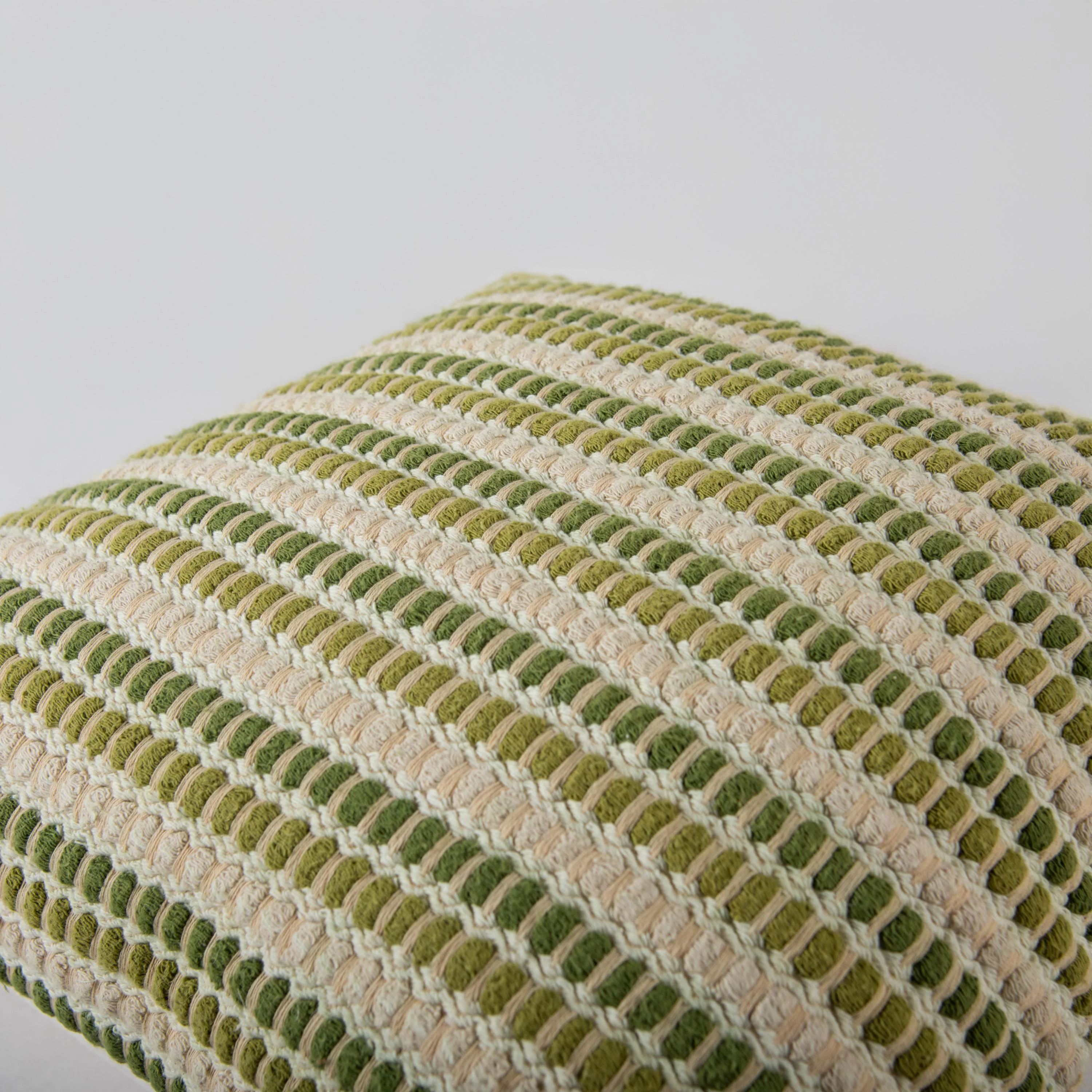 Knife Edge Woven Stripe Decorative Throw Pillow - Image 7