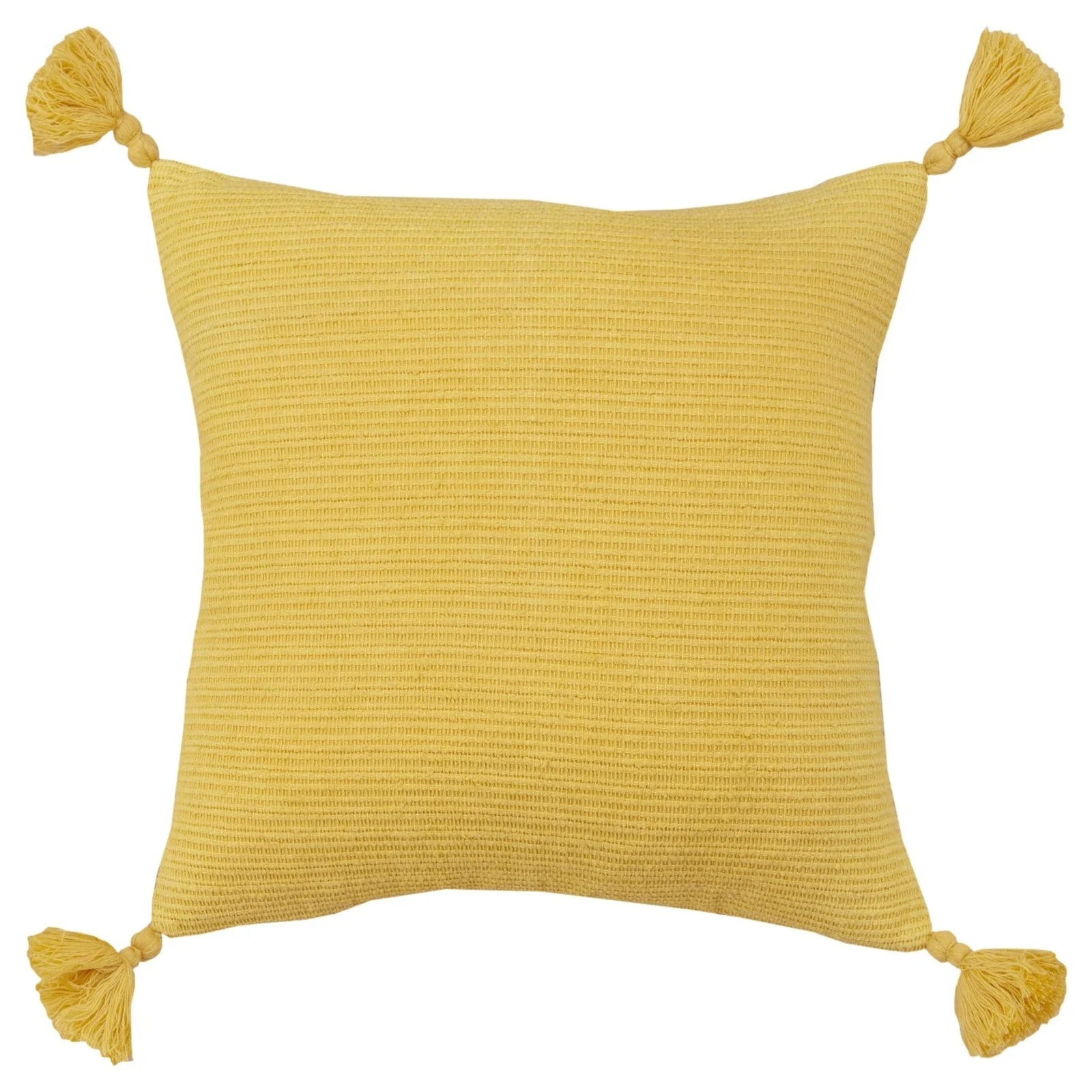 Knife Edged Woven Cotton Solid Stripe Decorative Throw Pillow - Image 11
