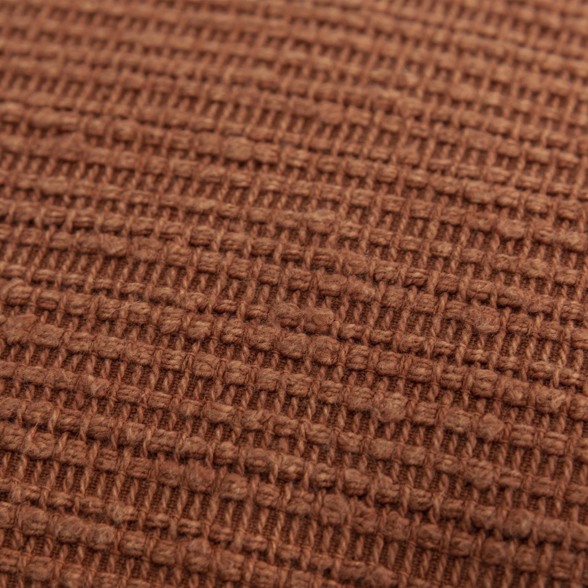 Knife Edged Woven Cotton Solid Stripe Decorative Throw Pillow - Image 3