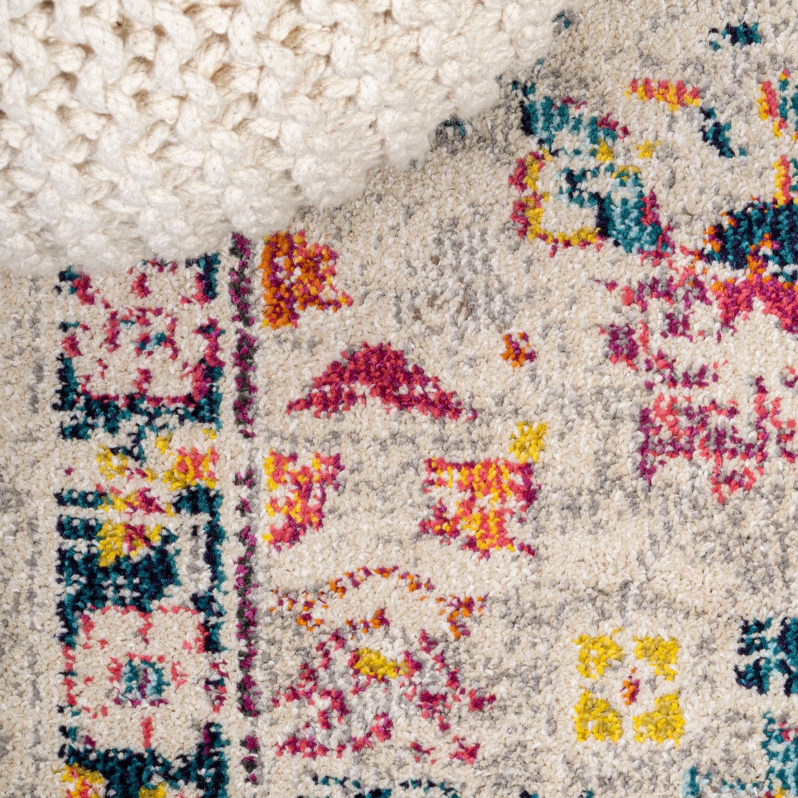 Modern Persian Boho Floral Area Rug - Image 15