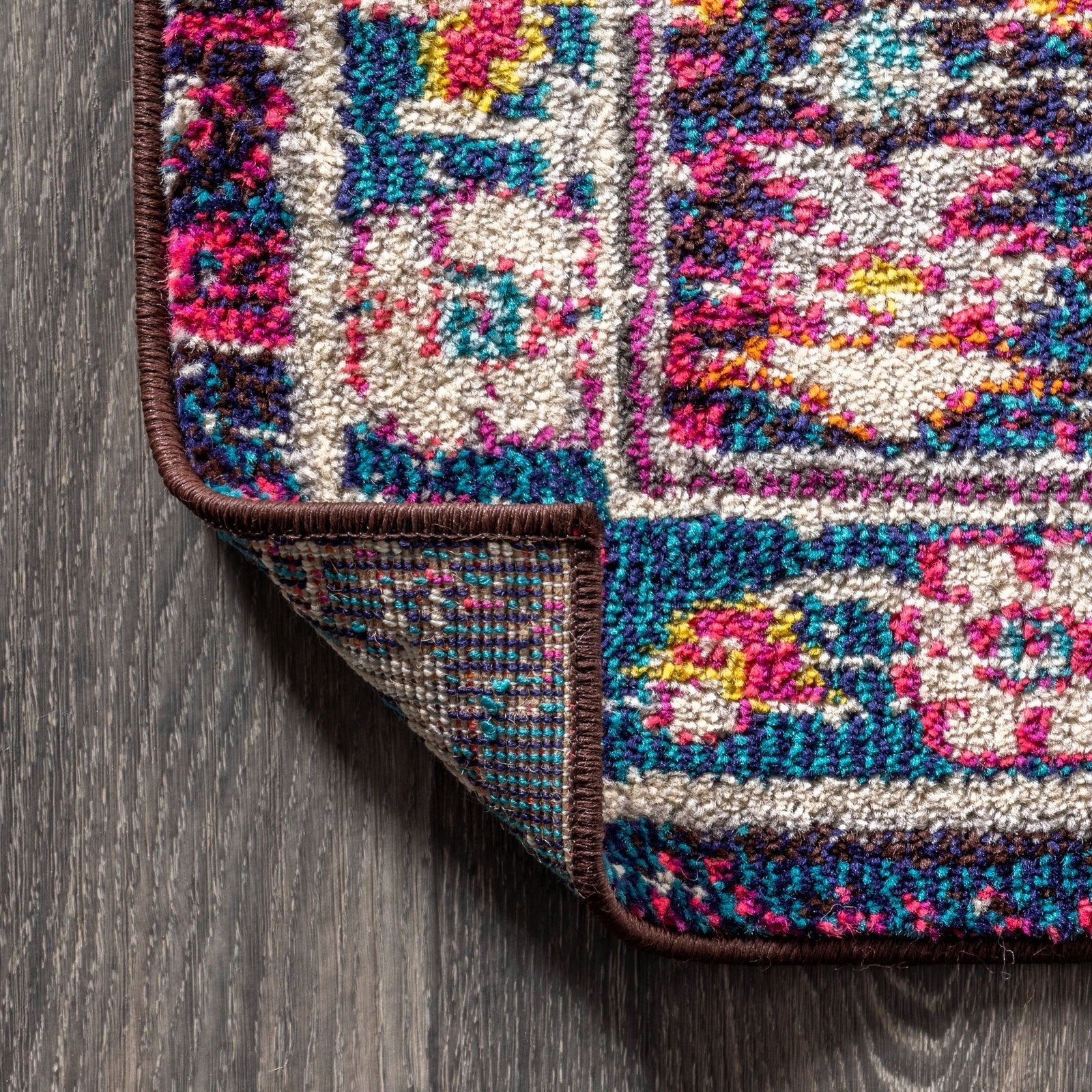 Modern Persian Boho Floral Area Rug - Image 8