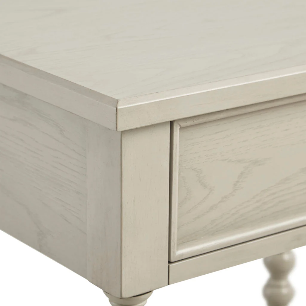 Nightstand with 1 Drawer and Turned Legs - Image 6