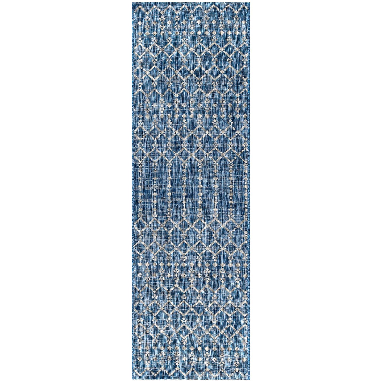 Ourika Moroccan Geometric Textured Weave Indoor/Outdoor Area Rug - Image 11