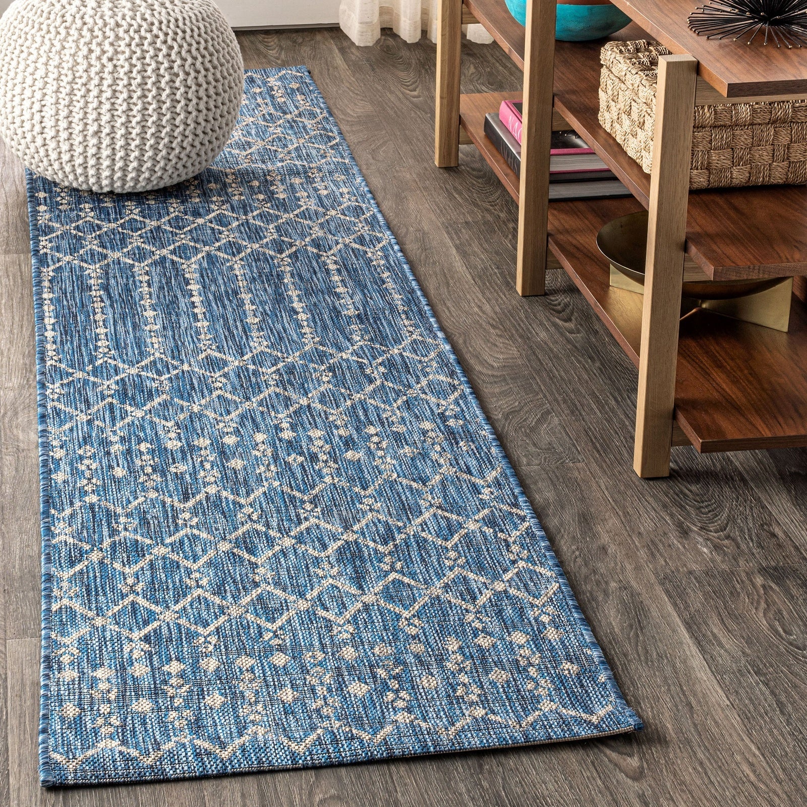 Ourika Moroccan Geometric Textured Weave Indoor/Outdoor Area Rug - Image 12