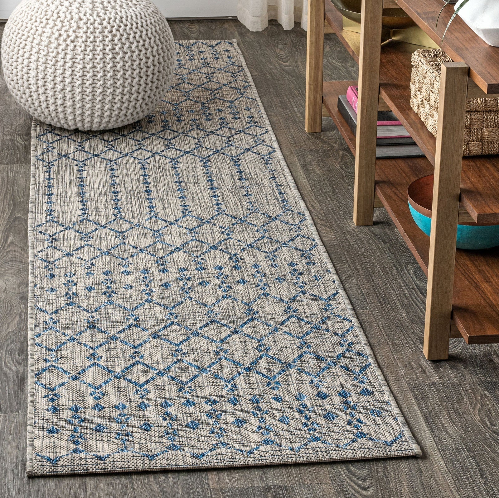 Ourika Moroccan Geometric Textured Weave Indoor/Outdoor Area Rug - Image 25