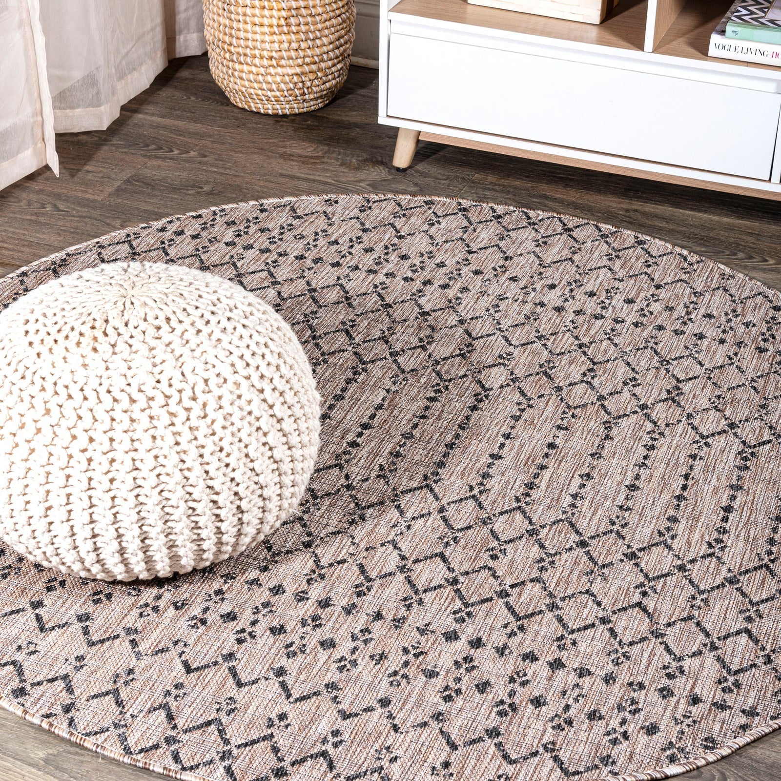 Ourika Moroccan Geometric Textured Weave Indoor/Outdoor Area Rug - Image 26