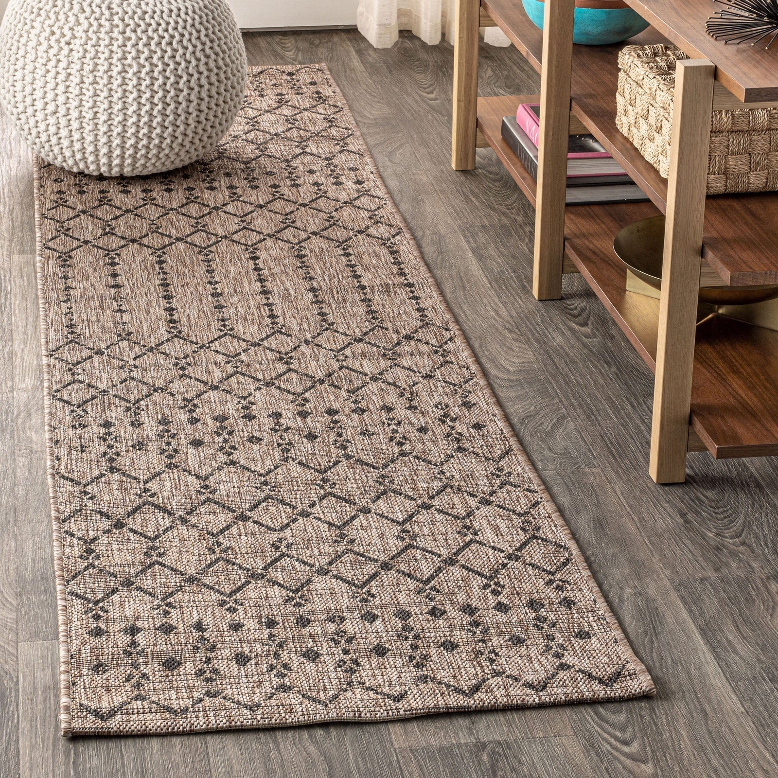 Ourika Moroccan Geometric Textured Weave Indoor/Outdoor Area Rug - Image 54