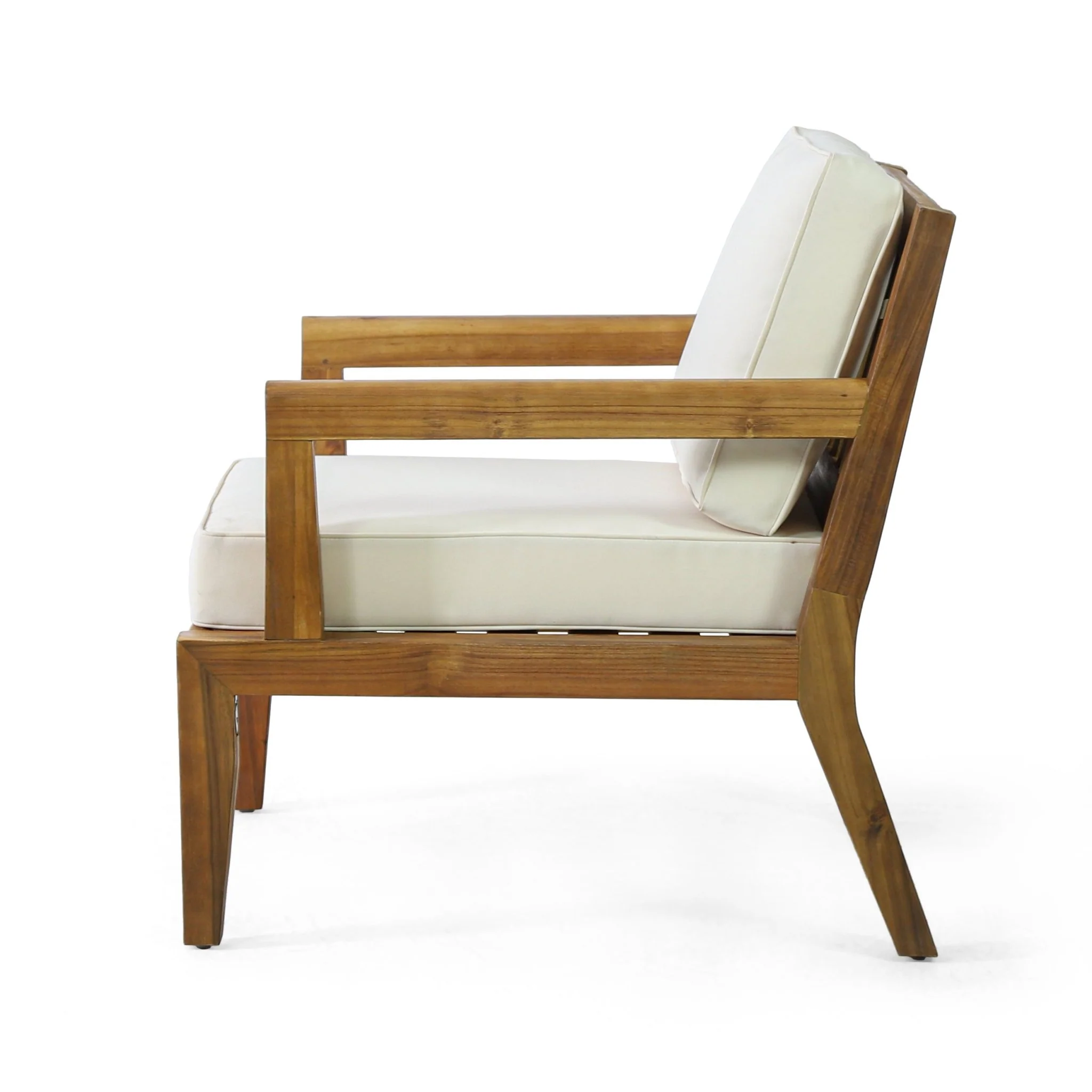 Outdoor Acacia Wood Chair with Cushions - Image 9