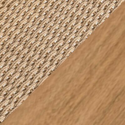 Parker Mid-Century Modern Woven Seagrass Wood Armless Lounge Chair - Image 8