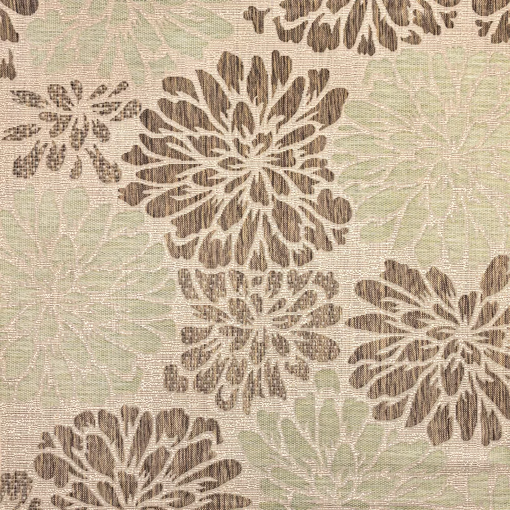 Zinnia Modern Floral Textured Weave Indoor/Outdoor Runner Rug - Image 13